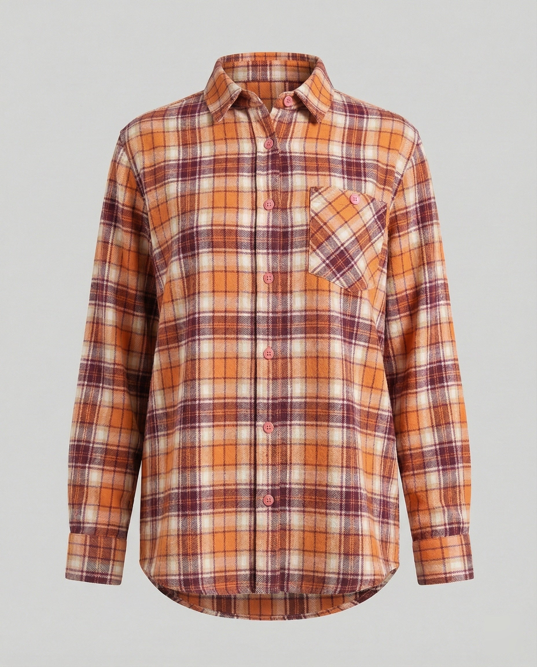 Women's Flannel Shirt Jacket Long