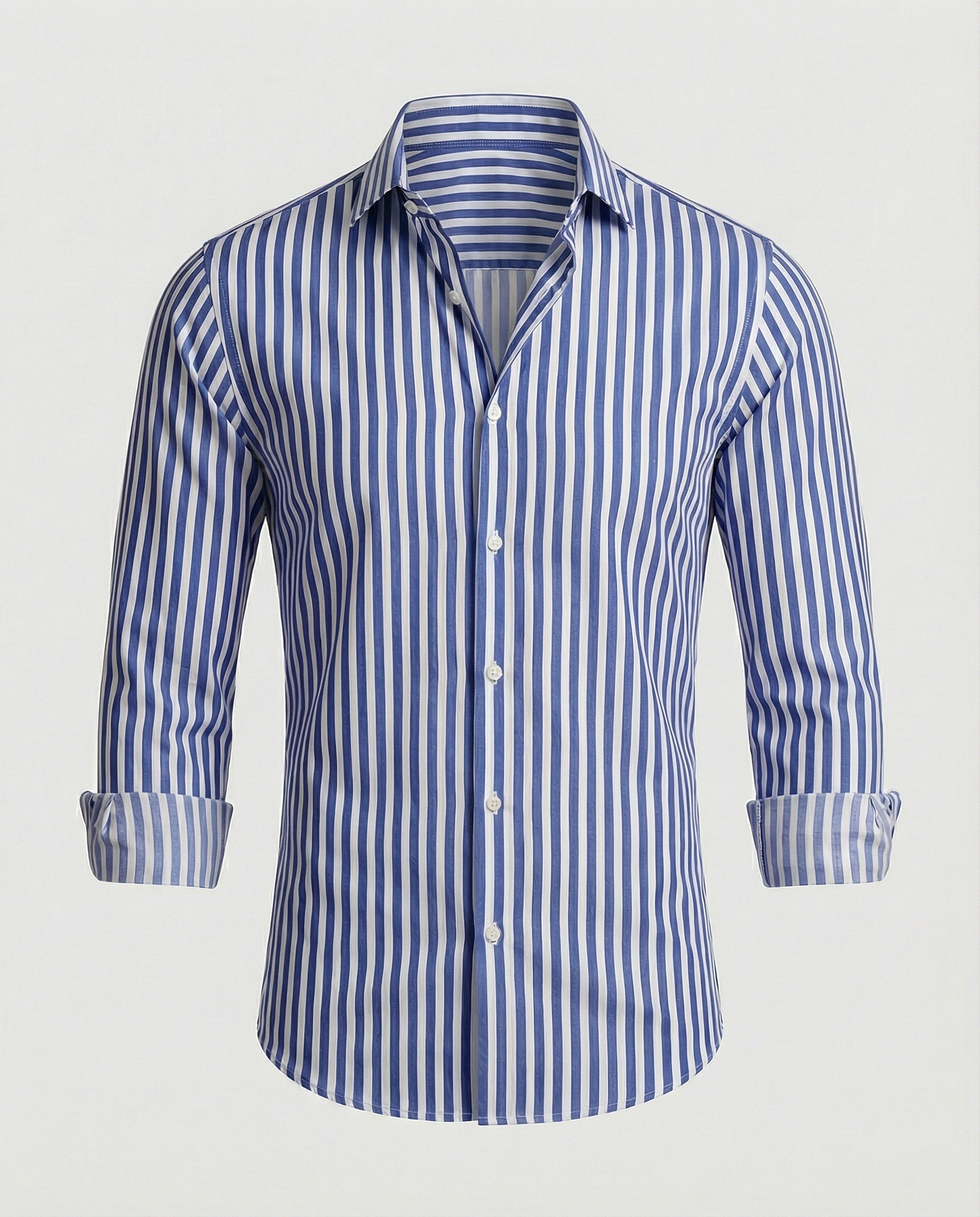 Men's Shirt Striped Kent Collar