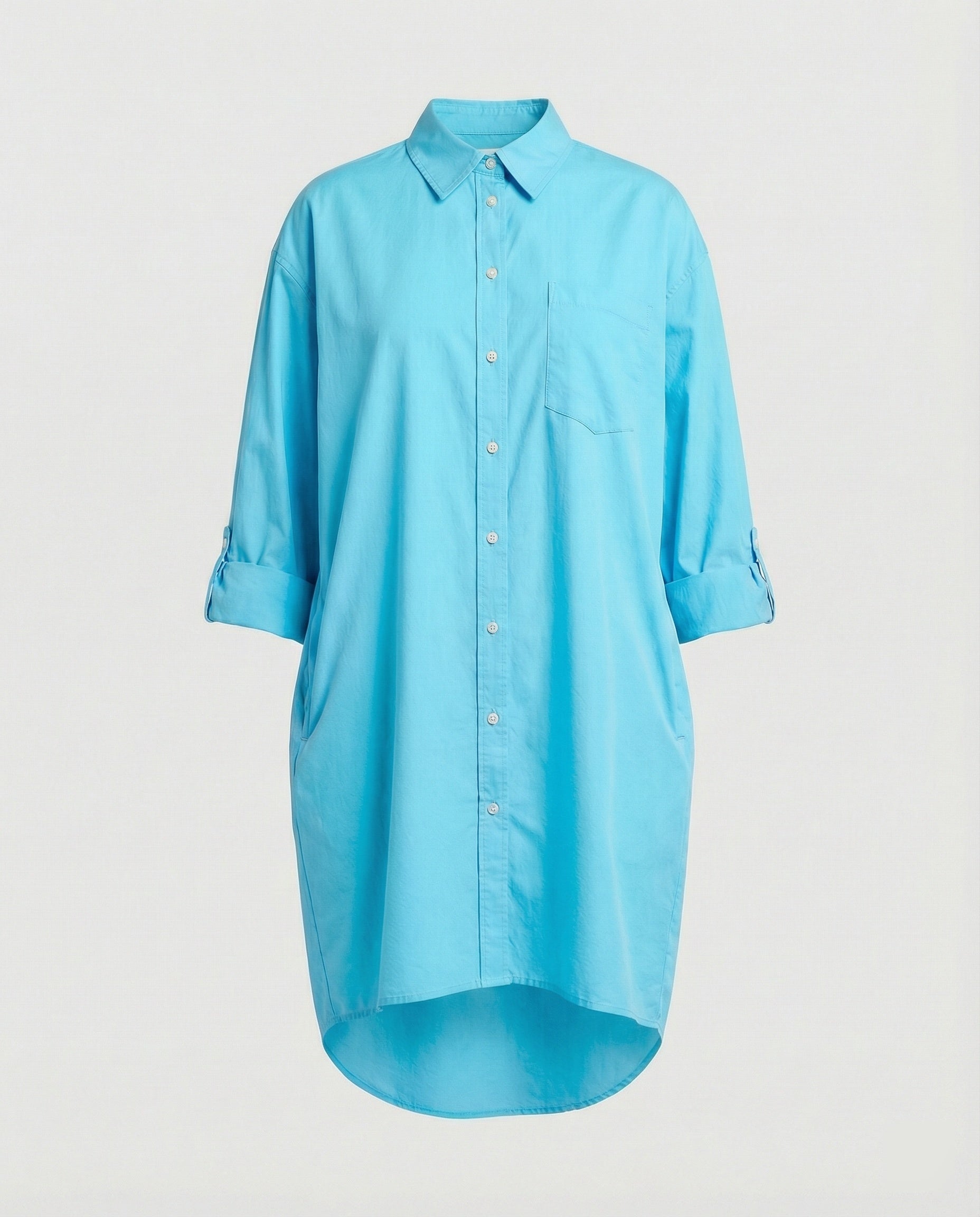 Women's shirt dress casual dress