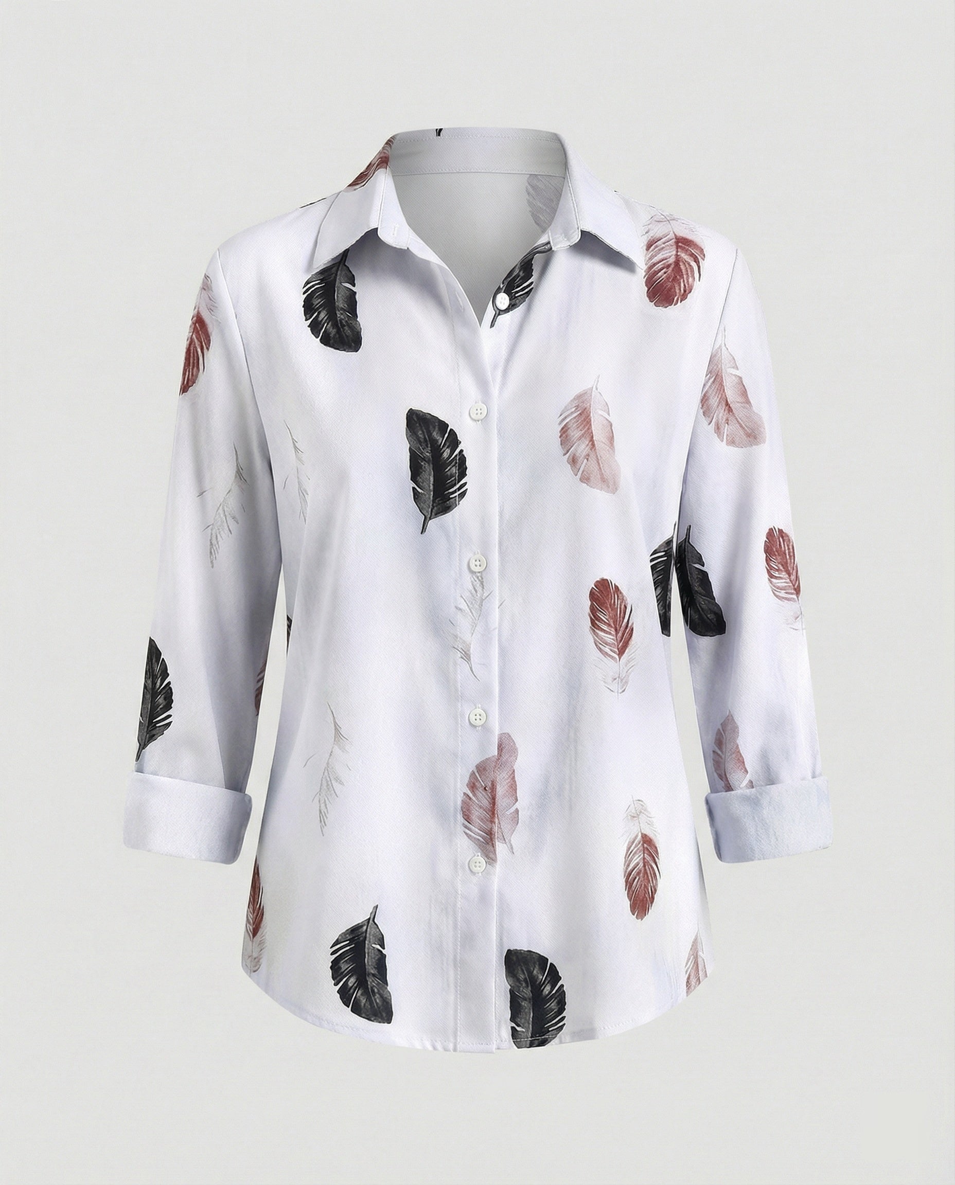 Women's Shirt Blouse Cat Print