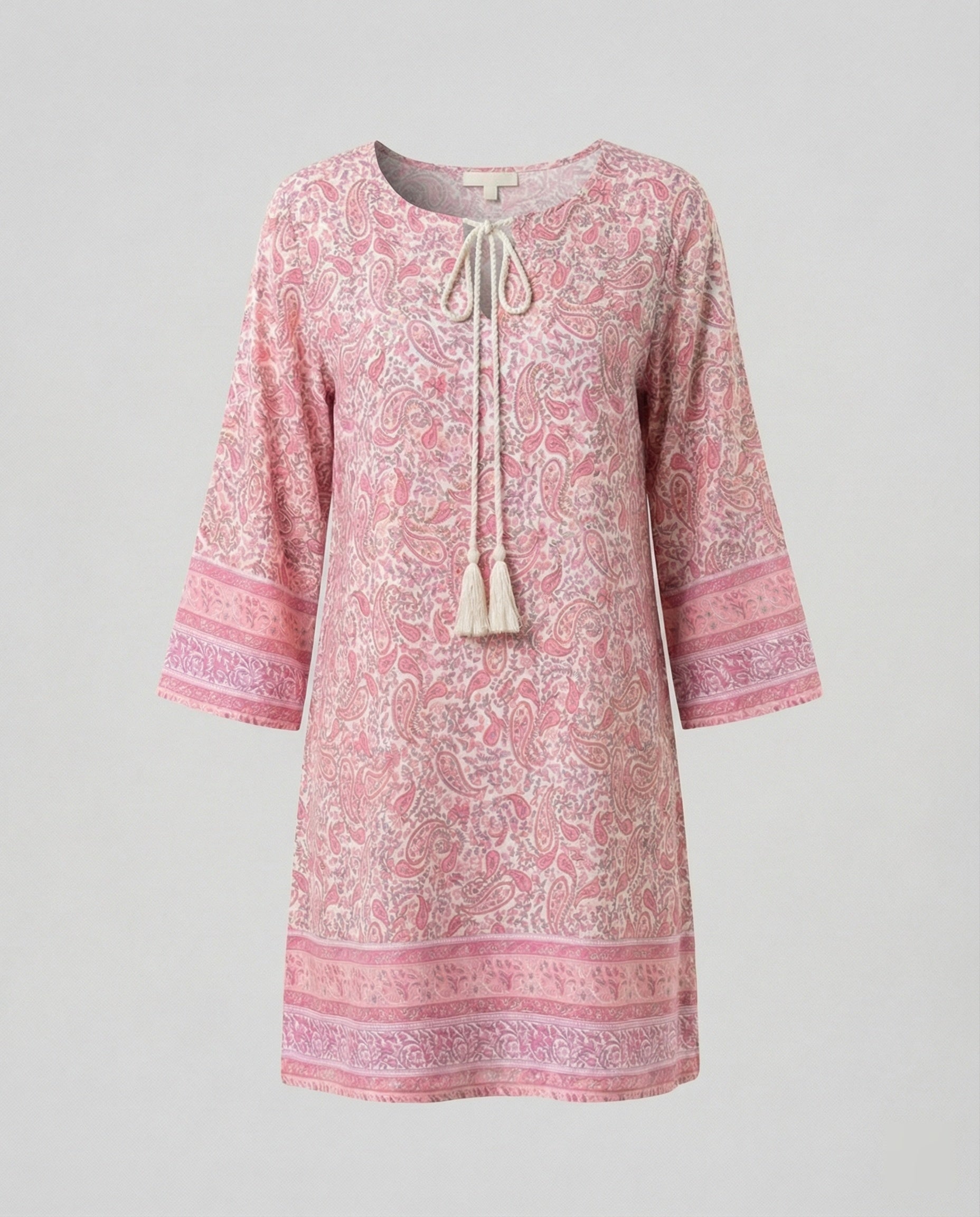 Short Tunic Dress Women Floral