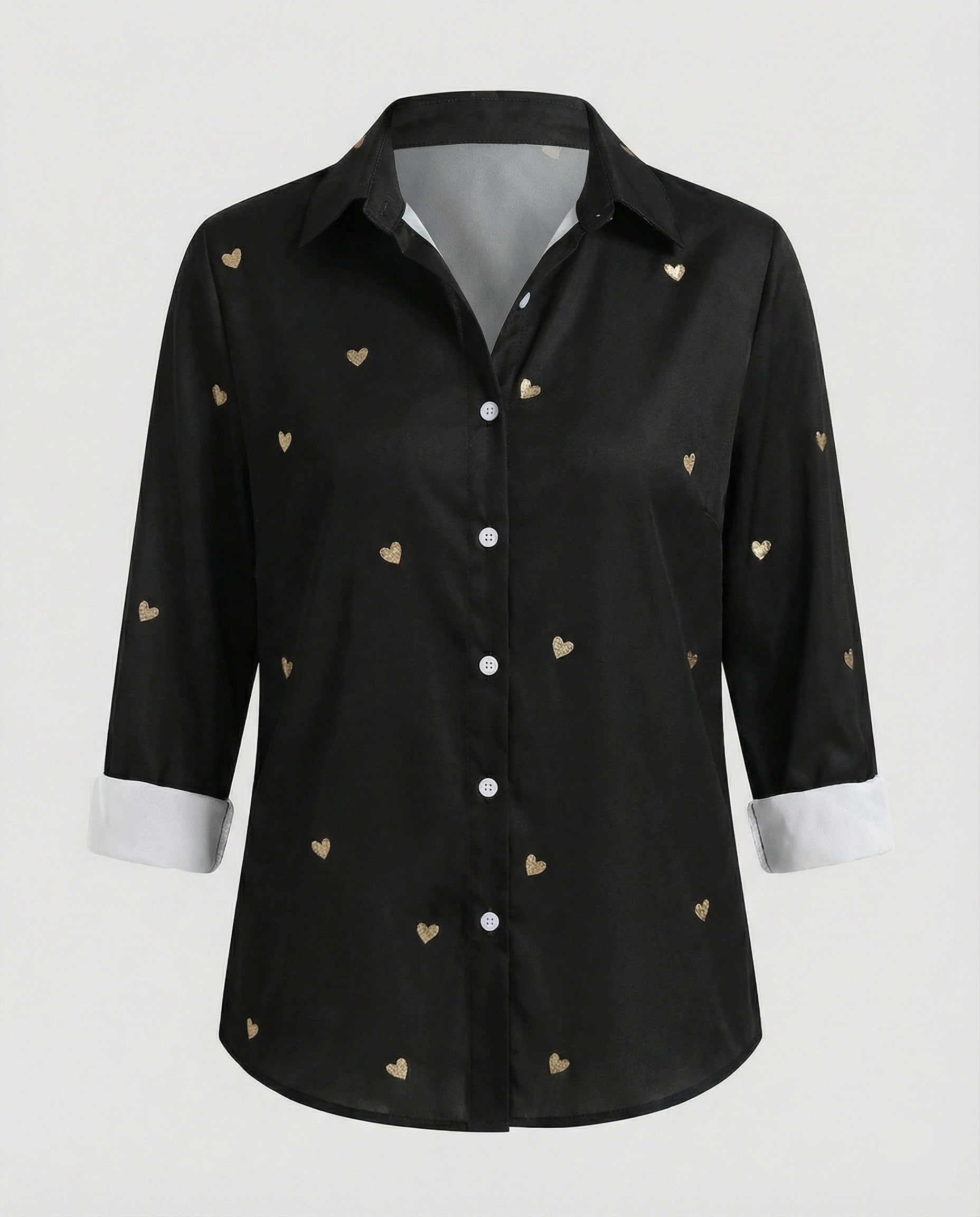 Women's Shirt Blouse Cat Print
