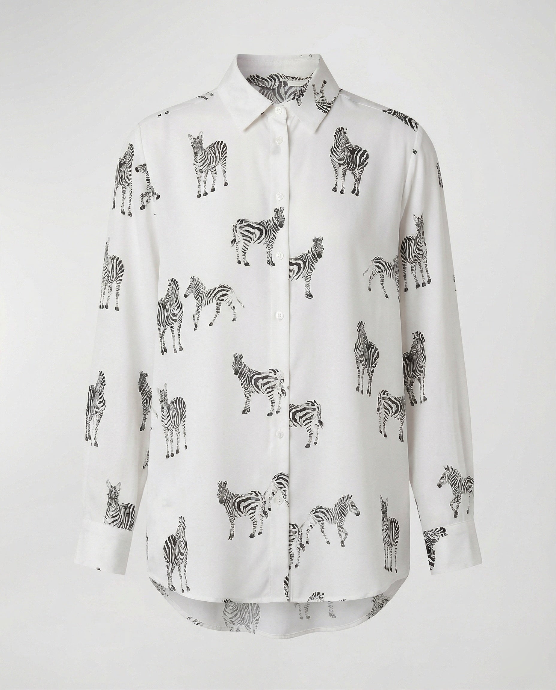 Light blouse women watercolor flowers