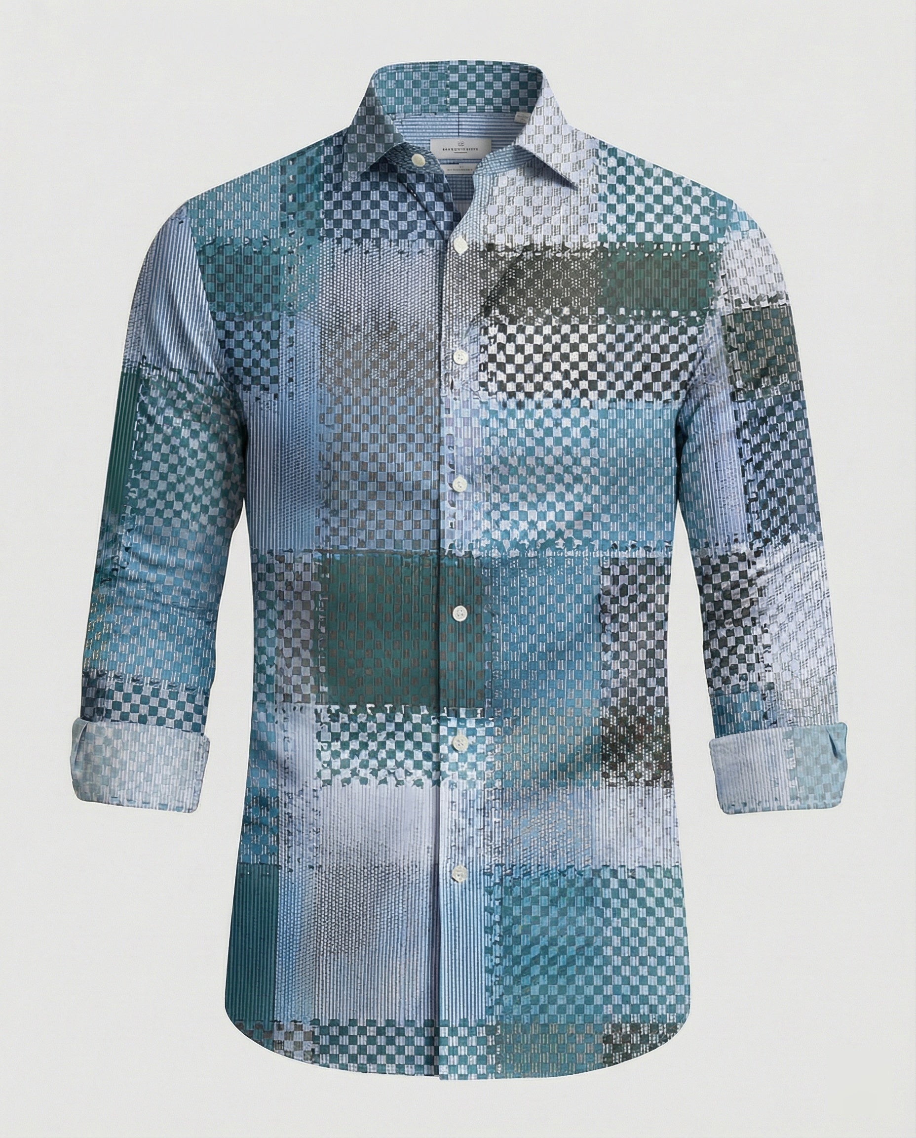 Men's Business Long Sleeve Shirt Striped