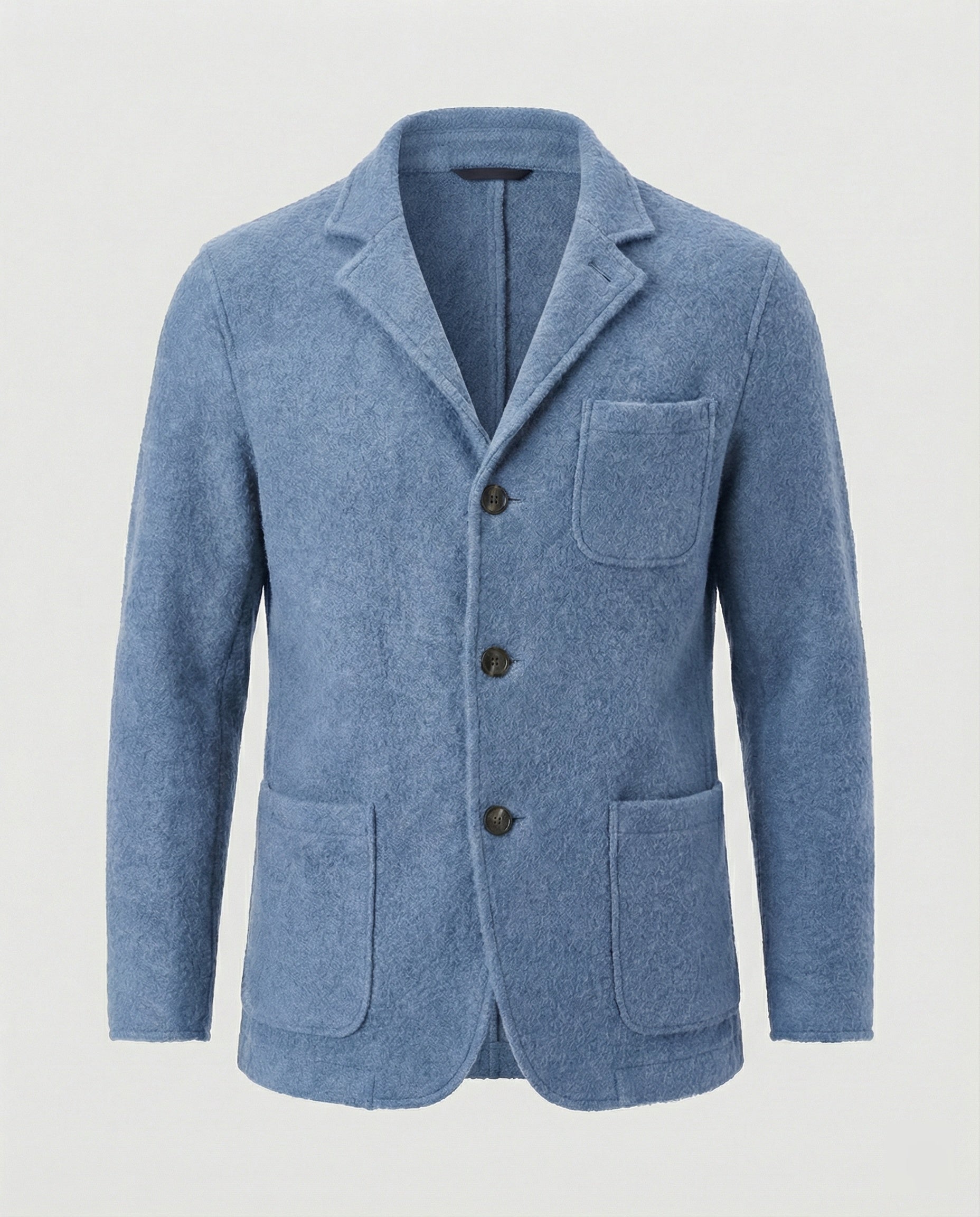 Men's elegant cardigan with practical cut and fashionable details