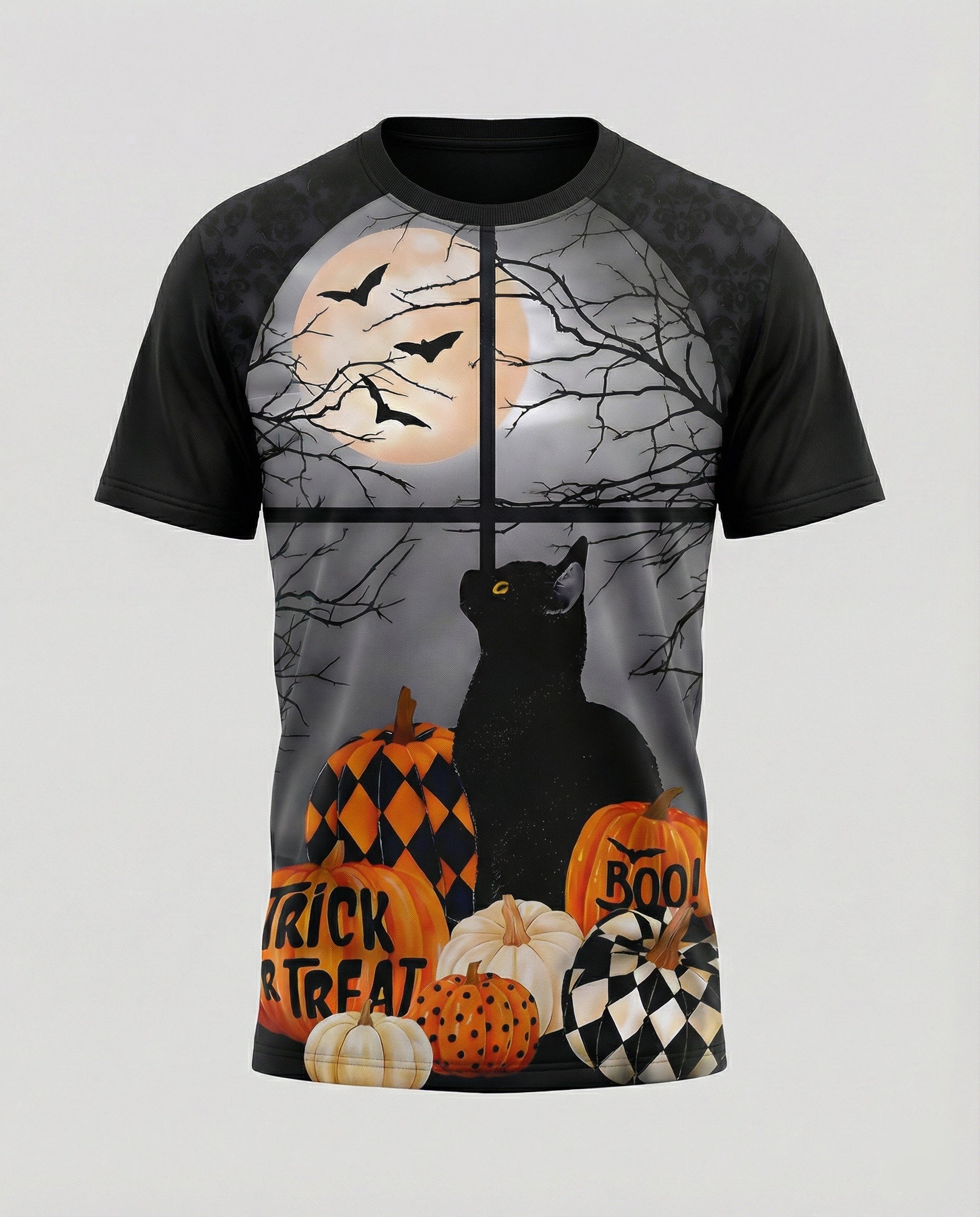 Short Sleeve Shirt Skull Print Women