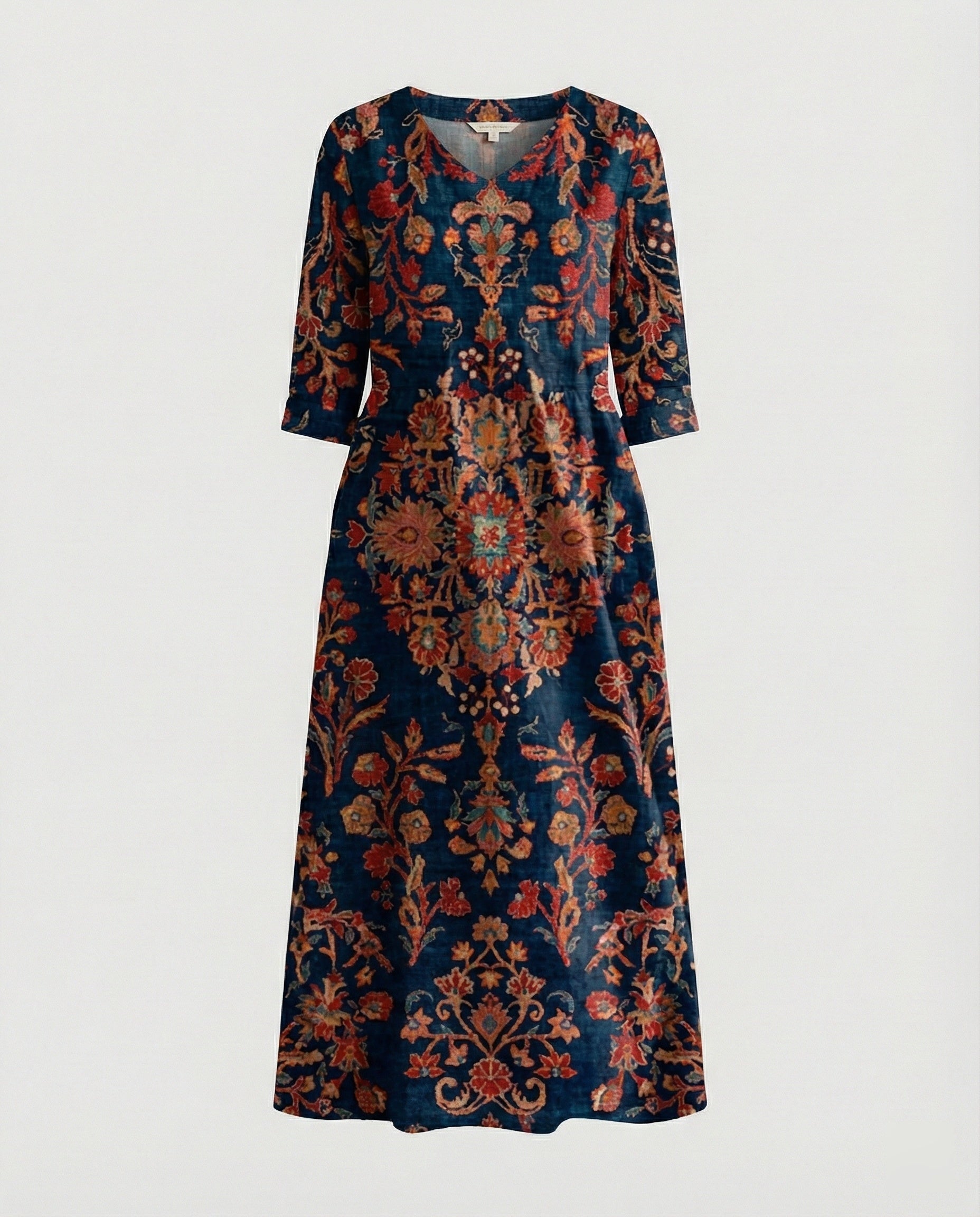 A-Line Maxi Dress Women With Pockets