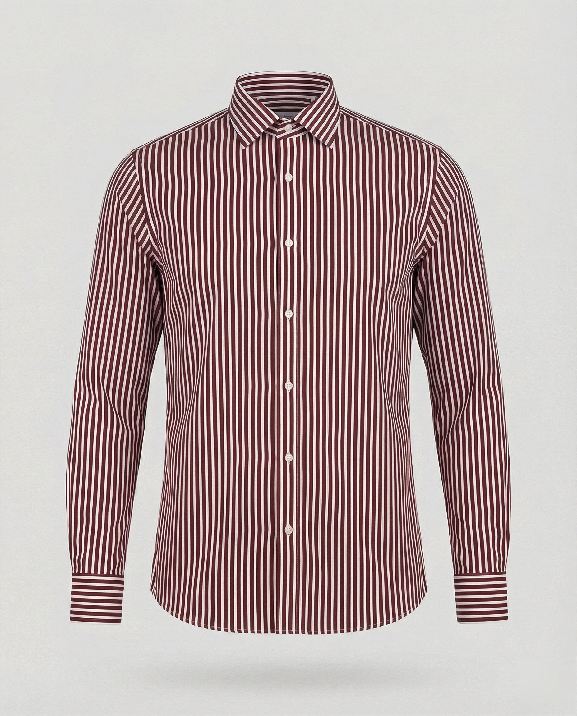 Men's Business Shirt Striped Kent Collar