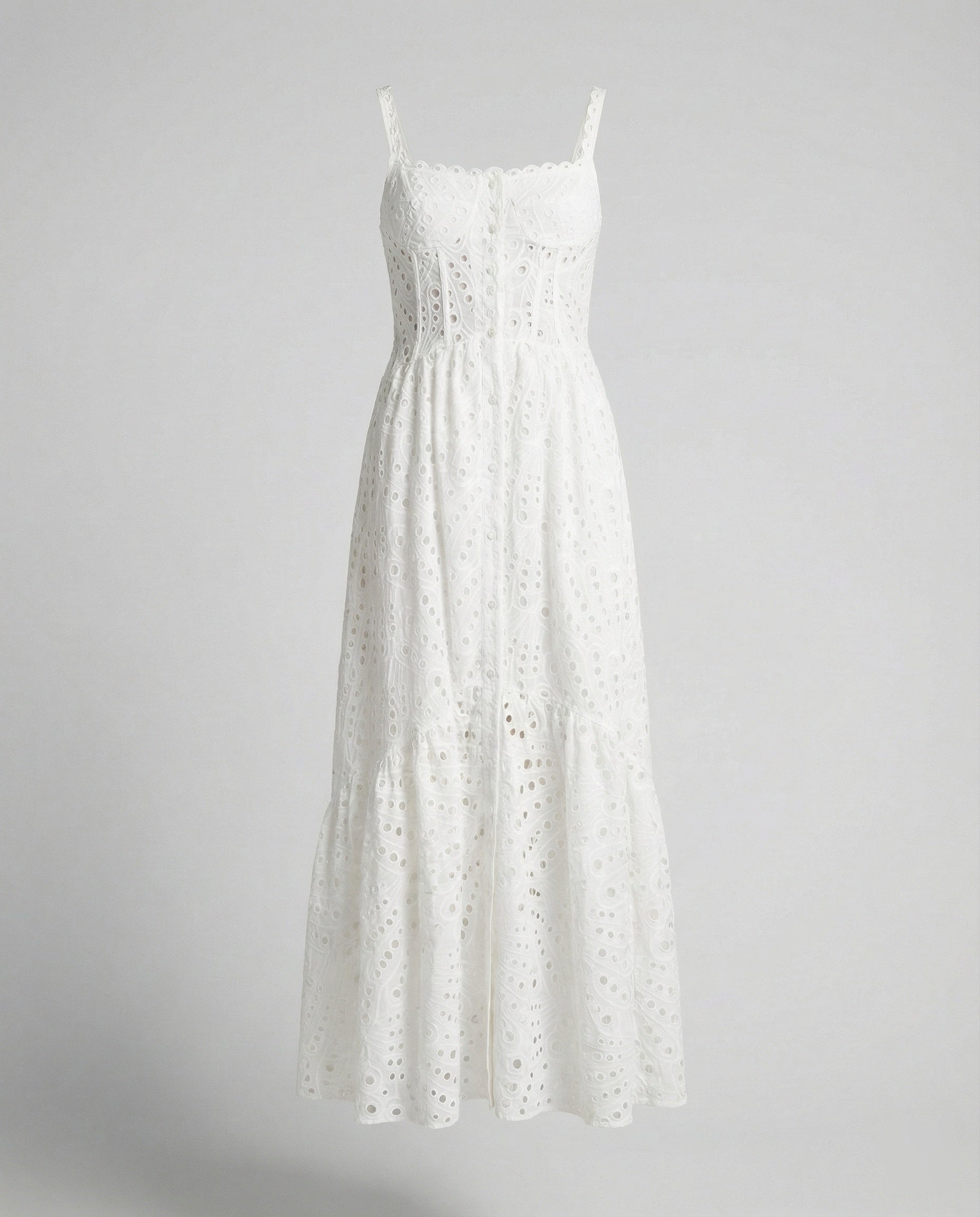 Women’s Maxi Dress Paisley with Ruffles