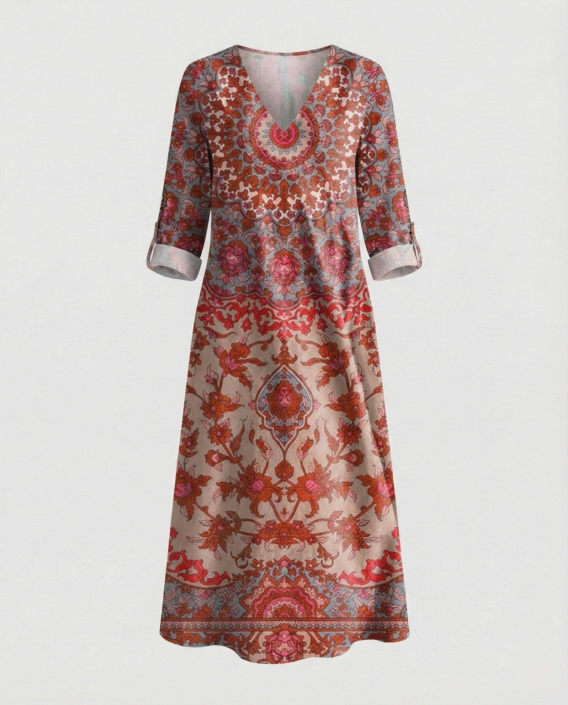 Boho Maxi Dress Summer Women Pockets