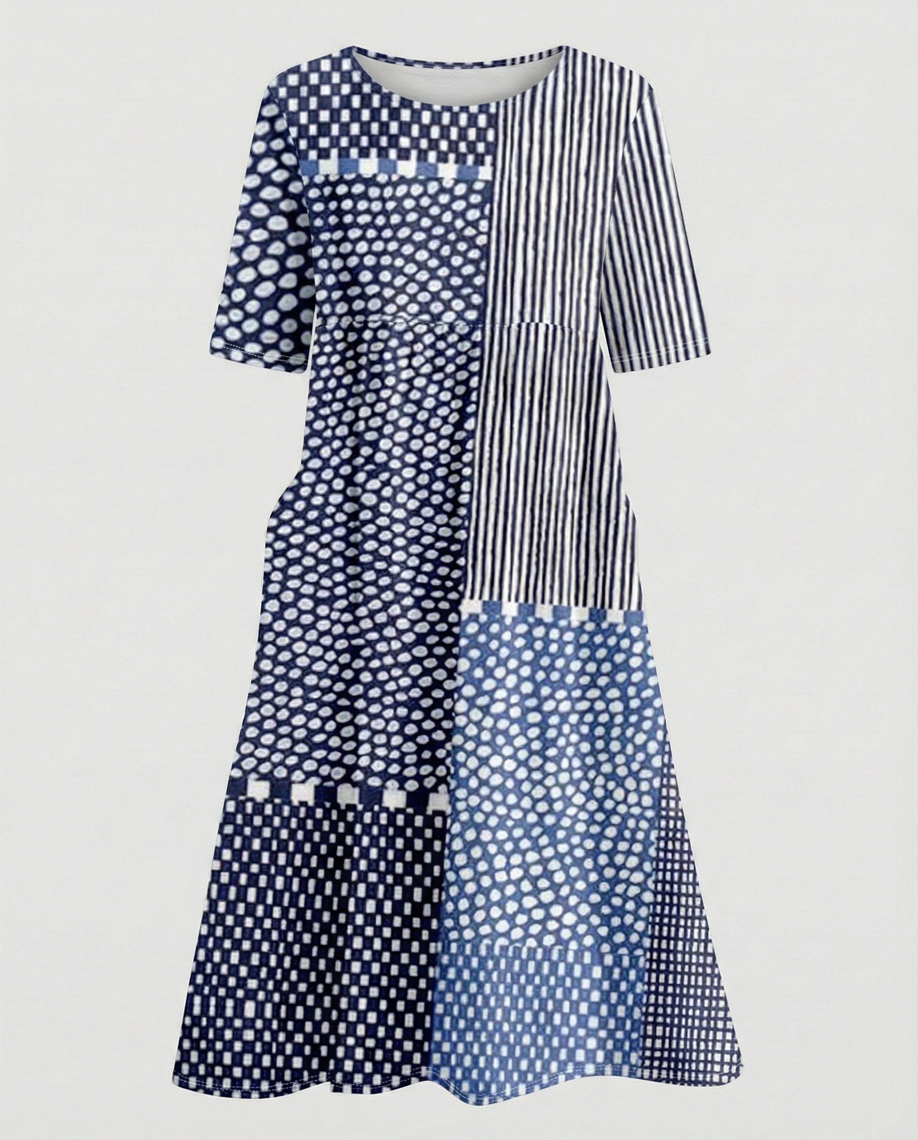 Women's maxi dress with pockets airy