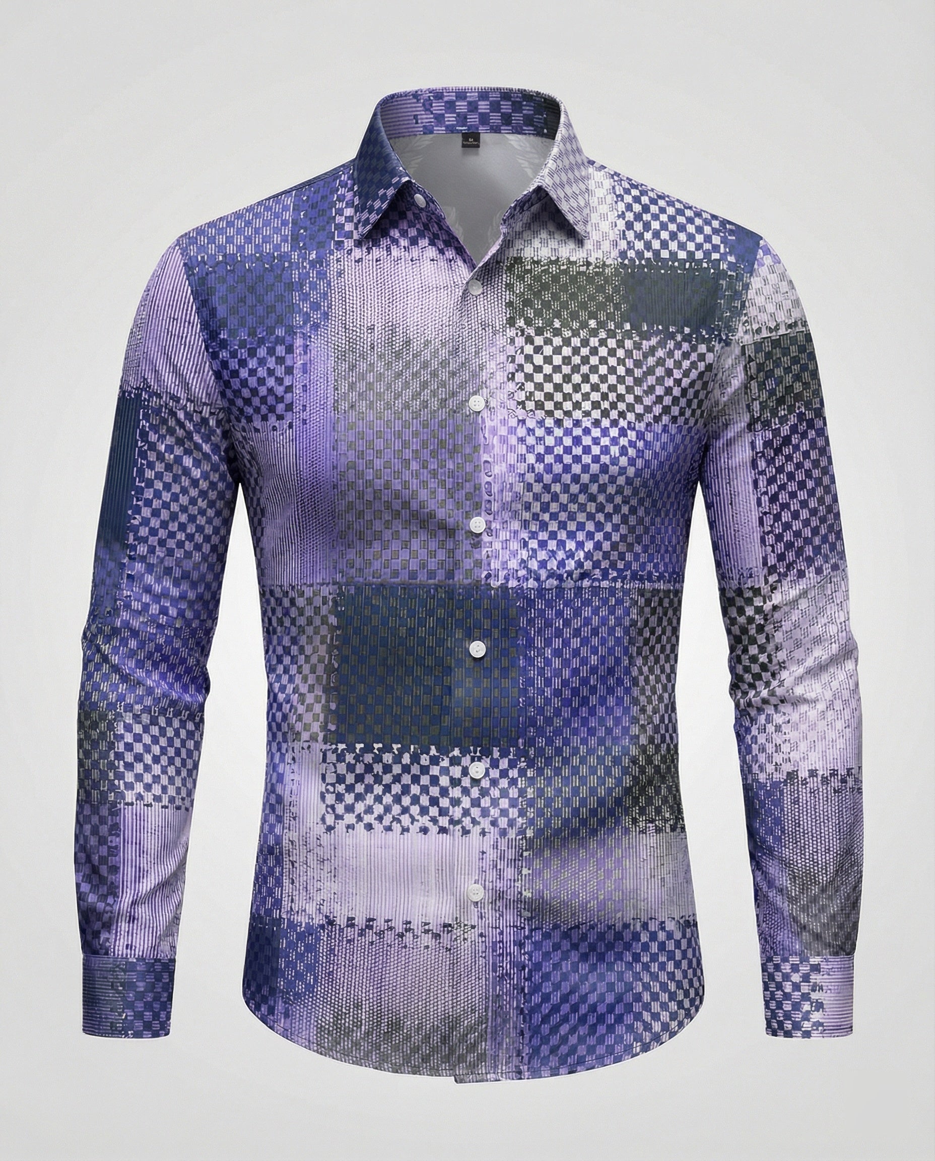 Men's Business Long Sleeve Shirt Striped