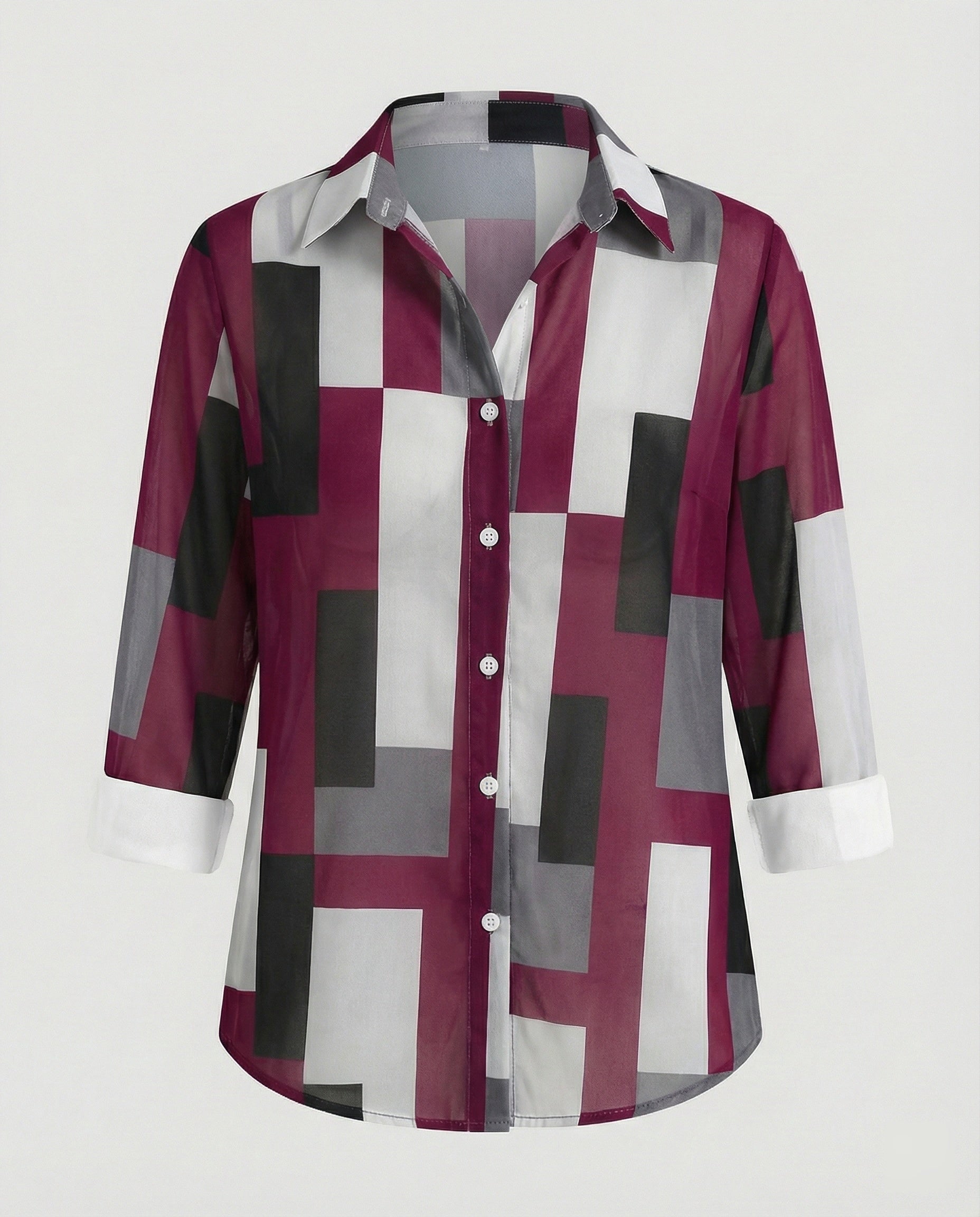 Women's Shirt Blouse Cat Print
