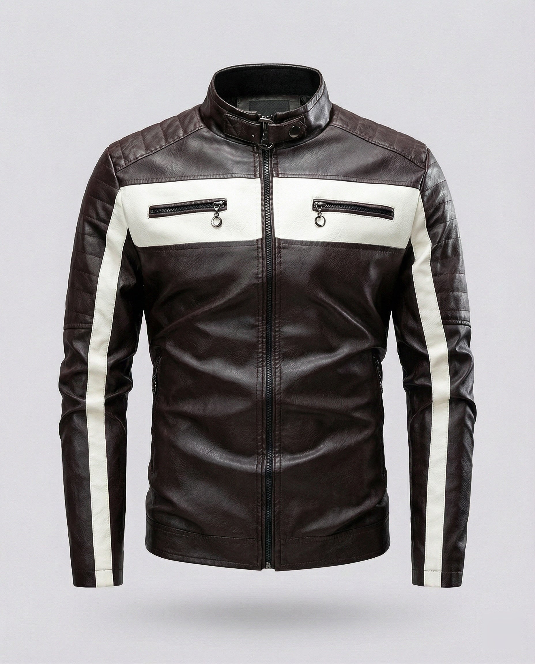 Men's Biker Jacket Motorsport Style