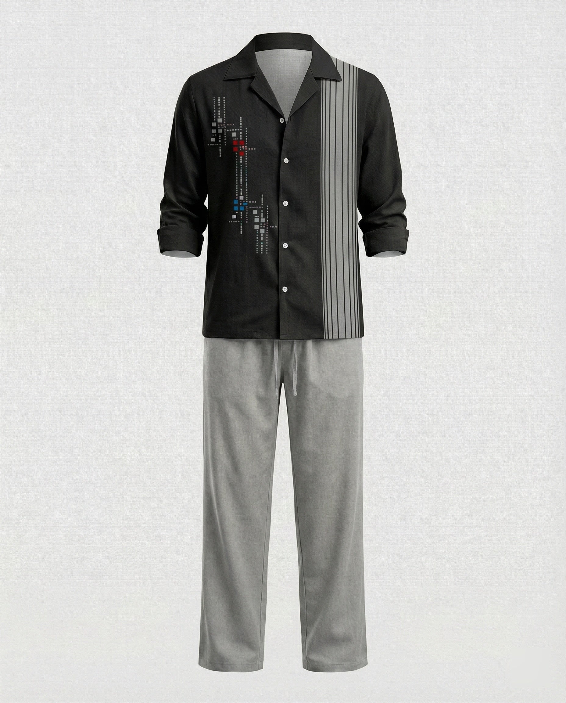Men's Two-Piece Set Viscose Leisure