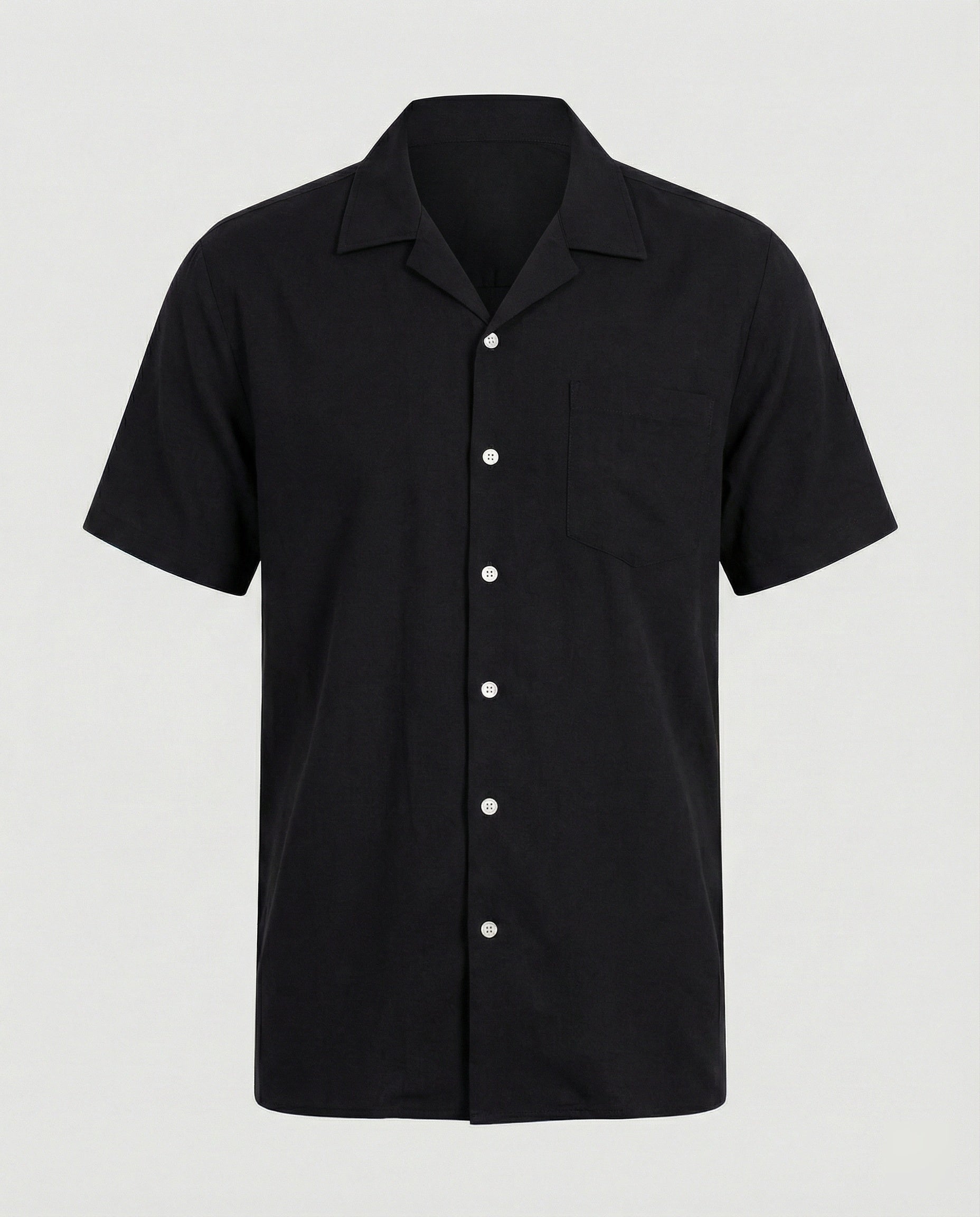 Short Sleeve Hawaii Shirt Men Palm Print