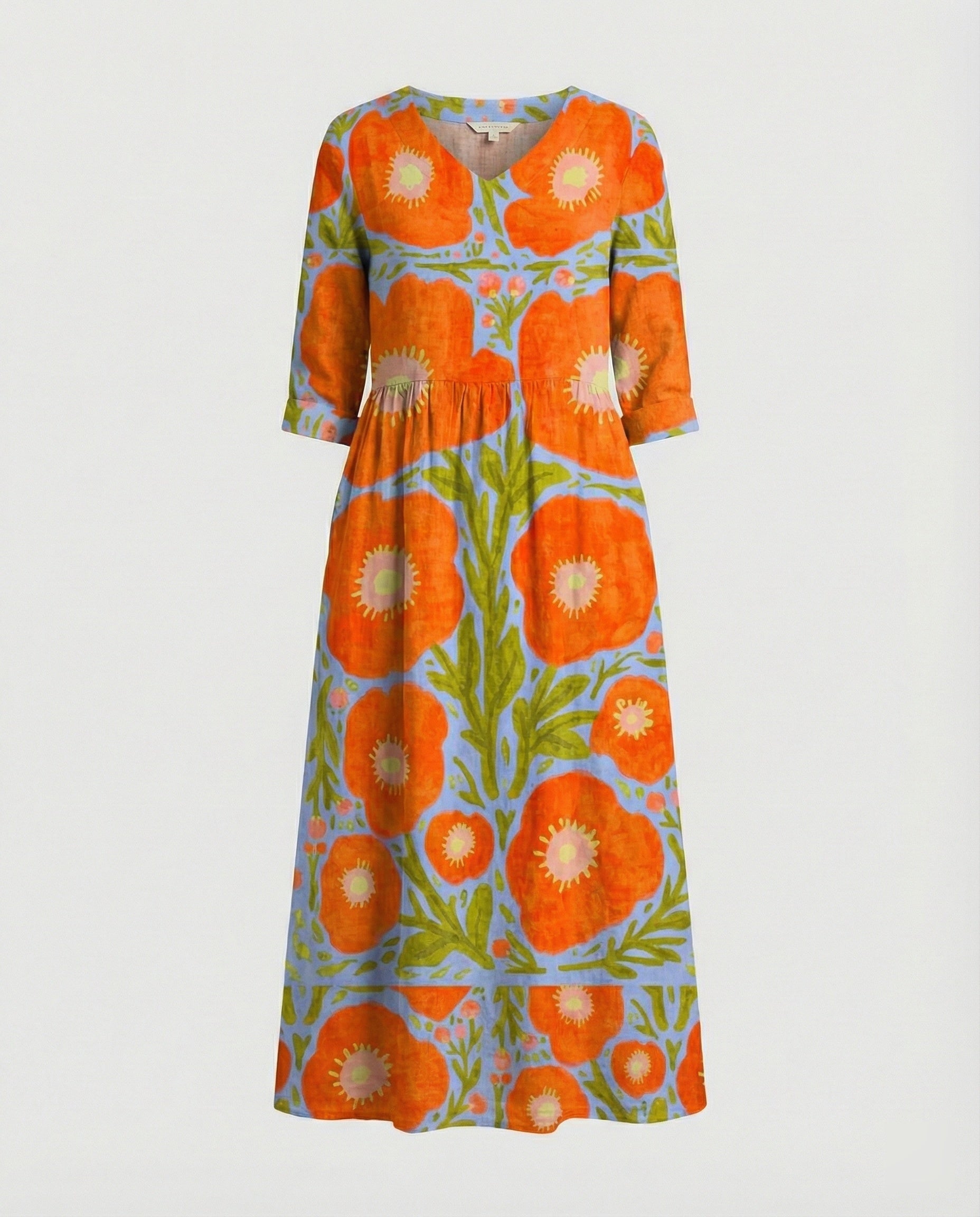 A-Line Maxi Dress Women With Pockets