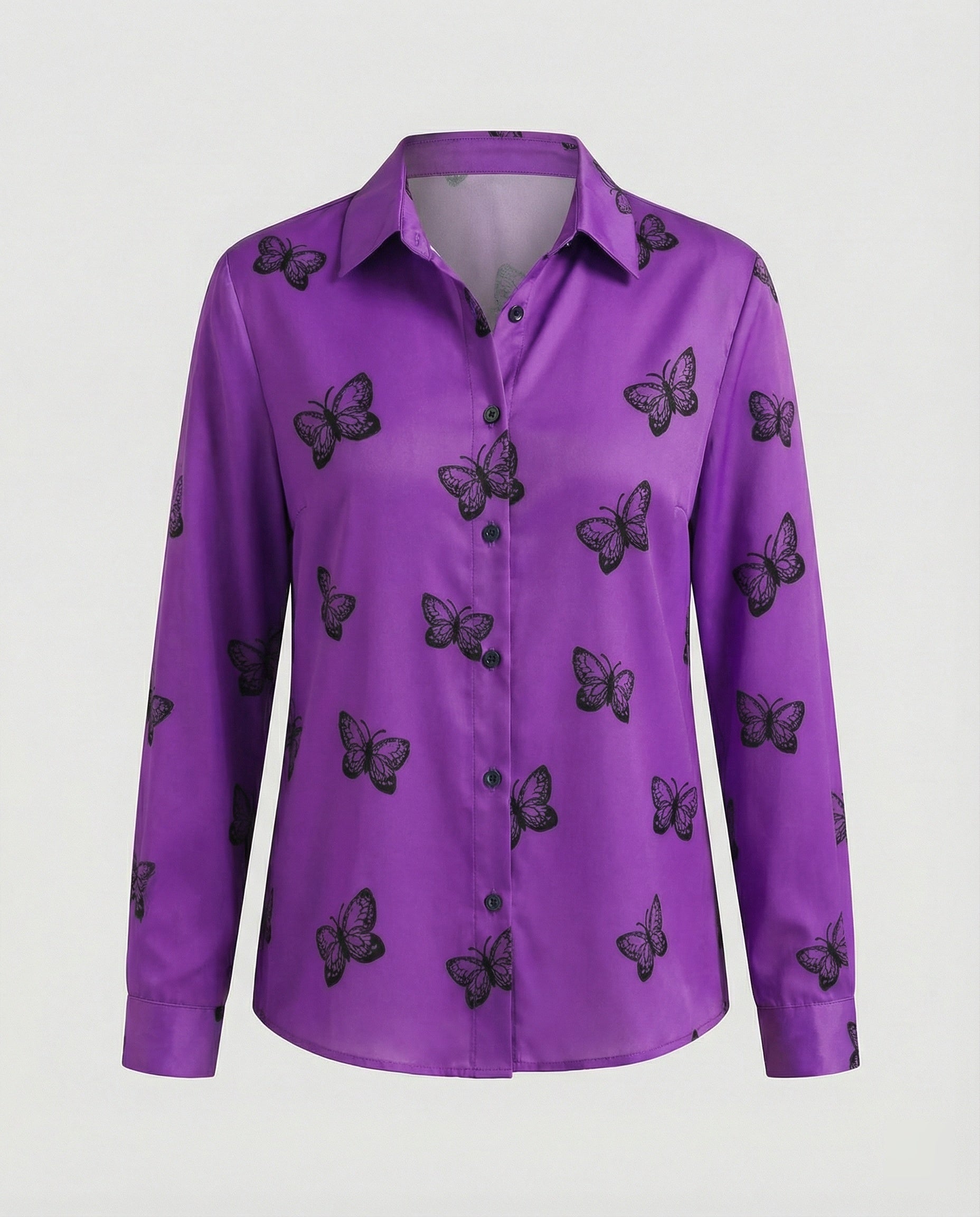 Light blouse women watercolor flowers