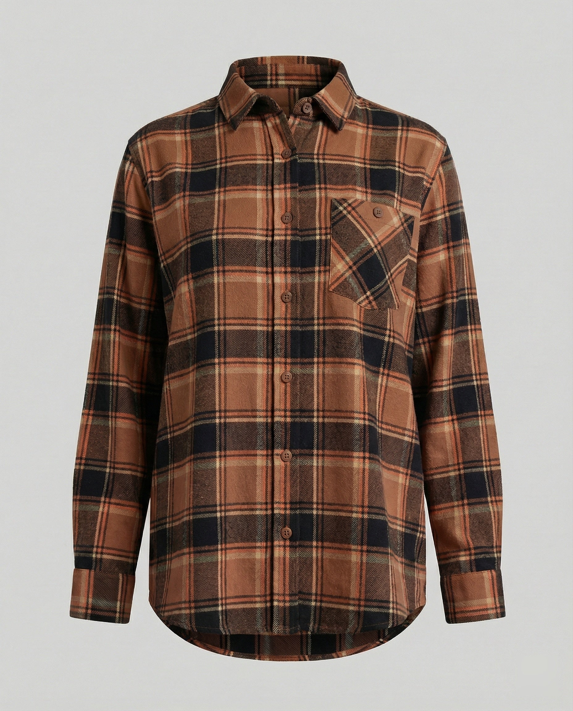 Women's Flannel Shirt Jacket Long