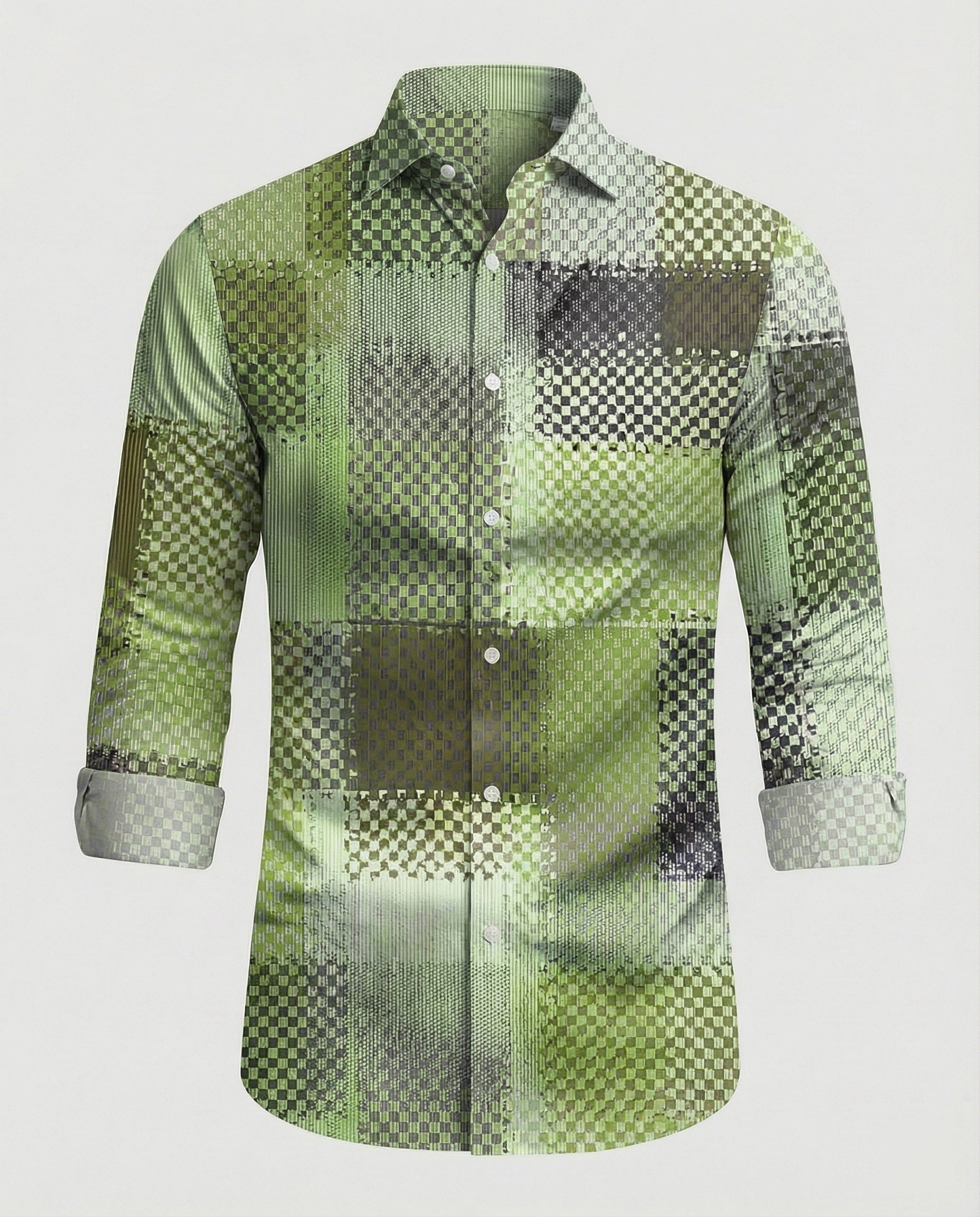 Men's Business Long Sleeve Shirt Striped