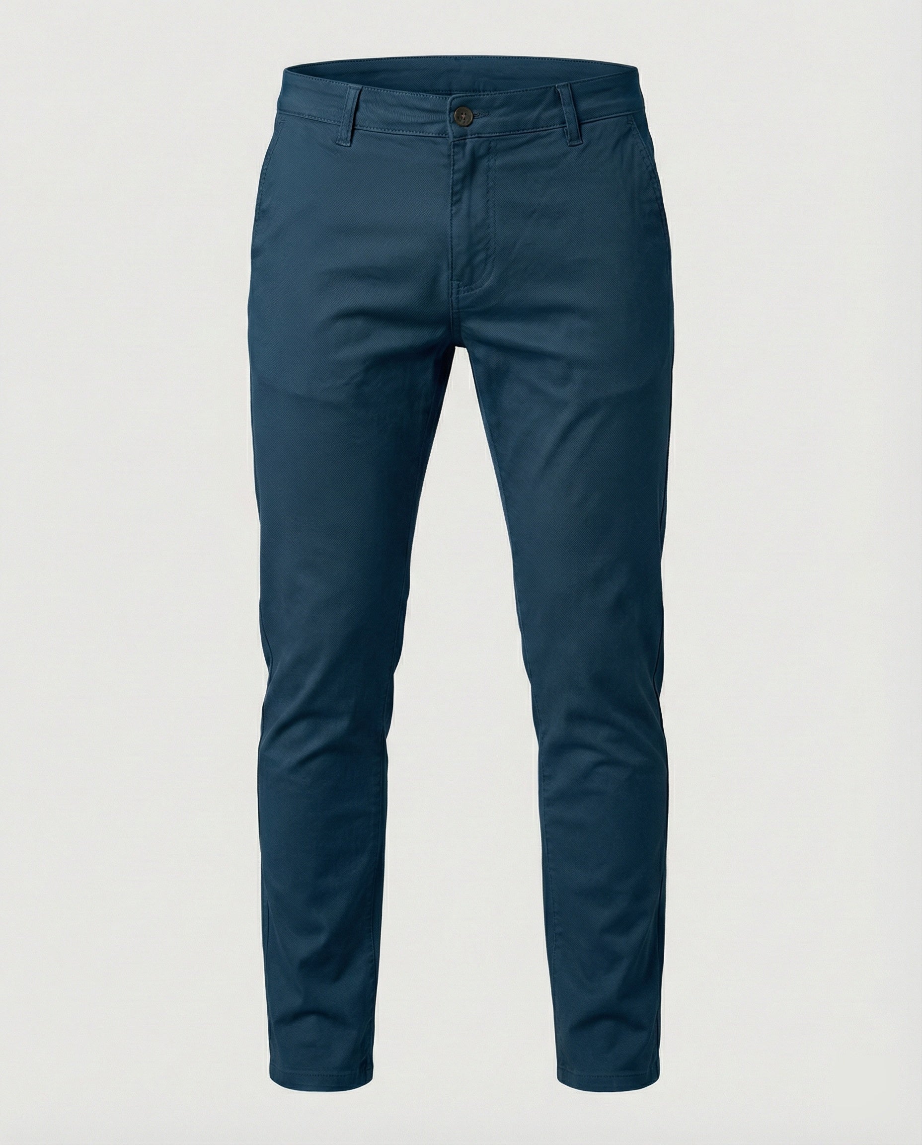 Men's Slim Fit Chino Pants with Elastic Waistband