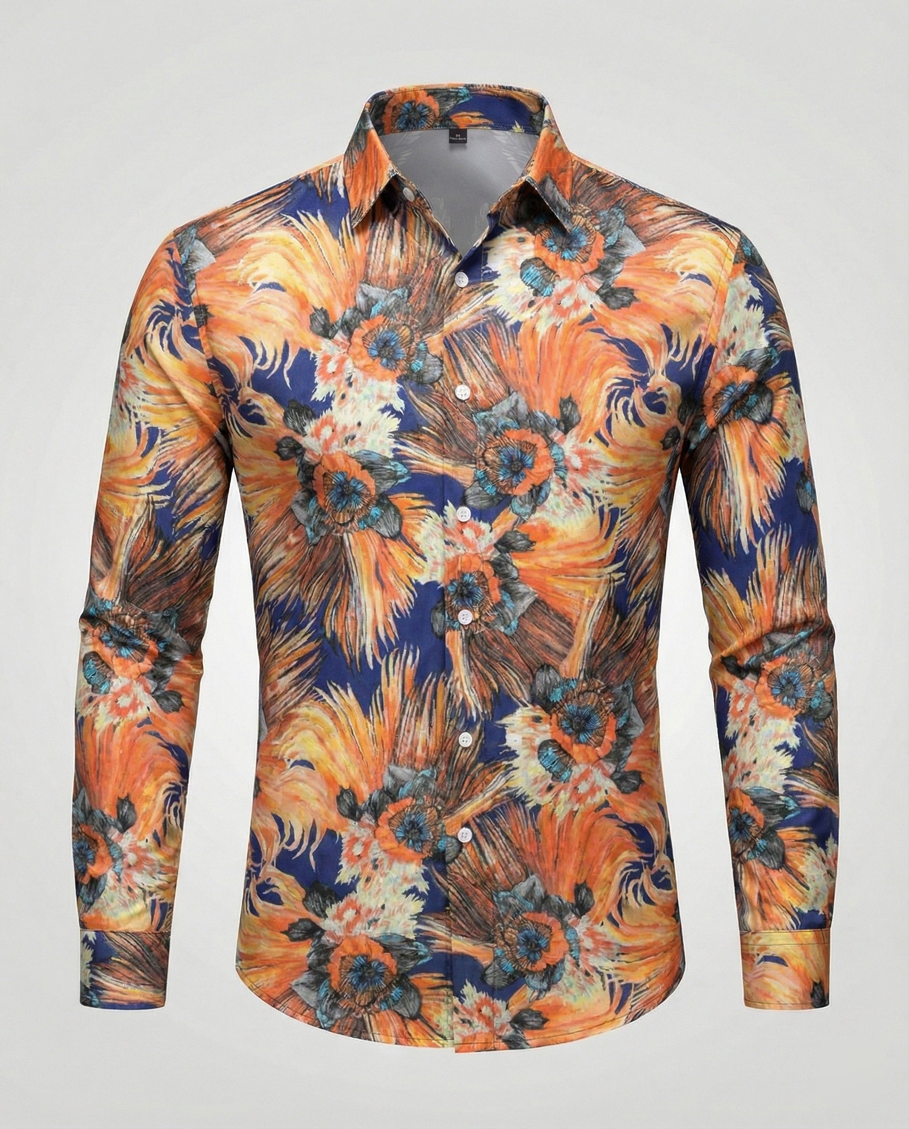 Men's Business Long Sleeve Shirt Striped