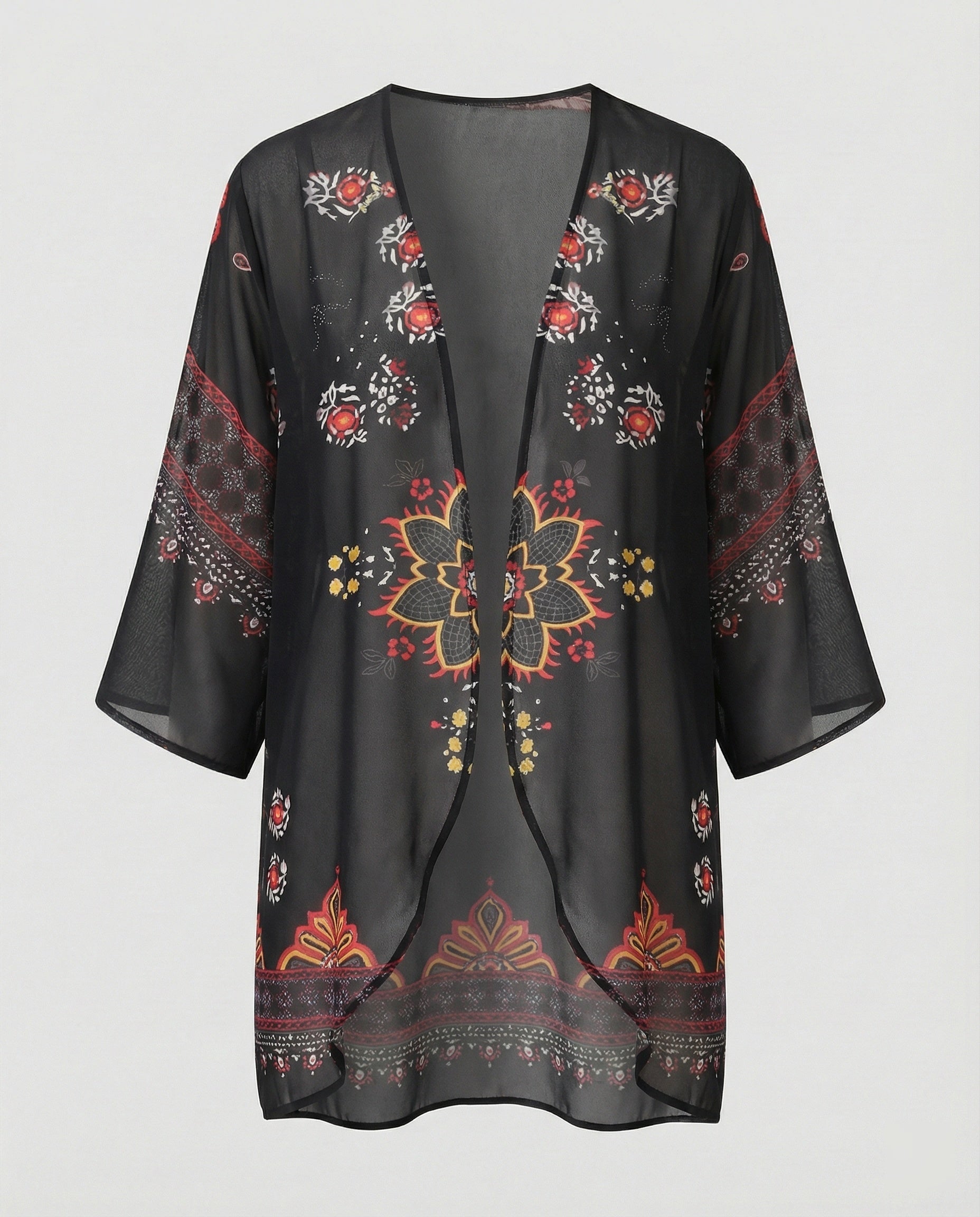 Open Kimono Women's Floral