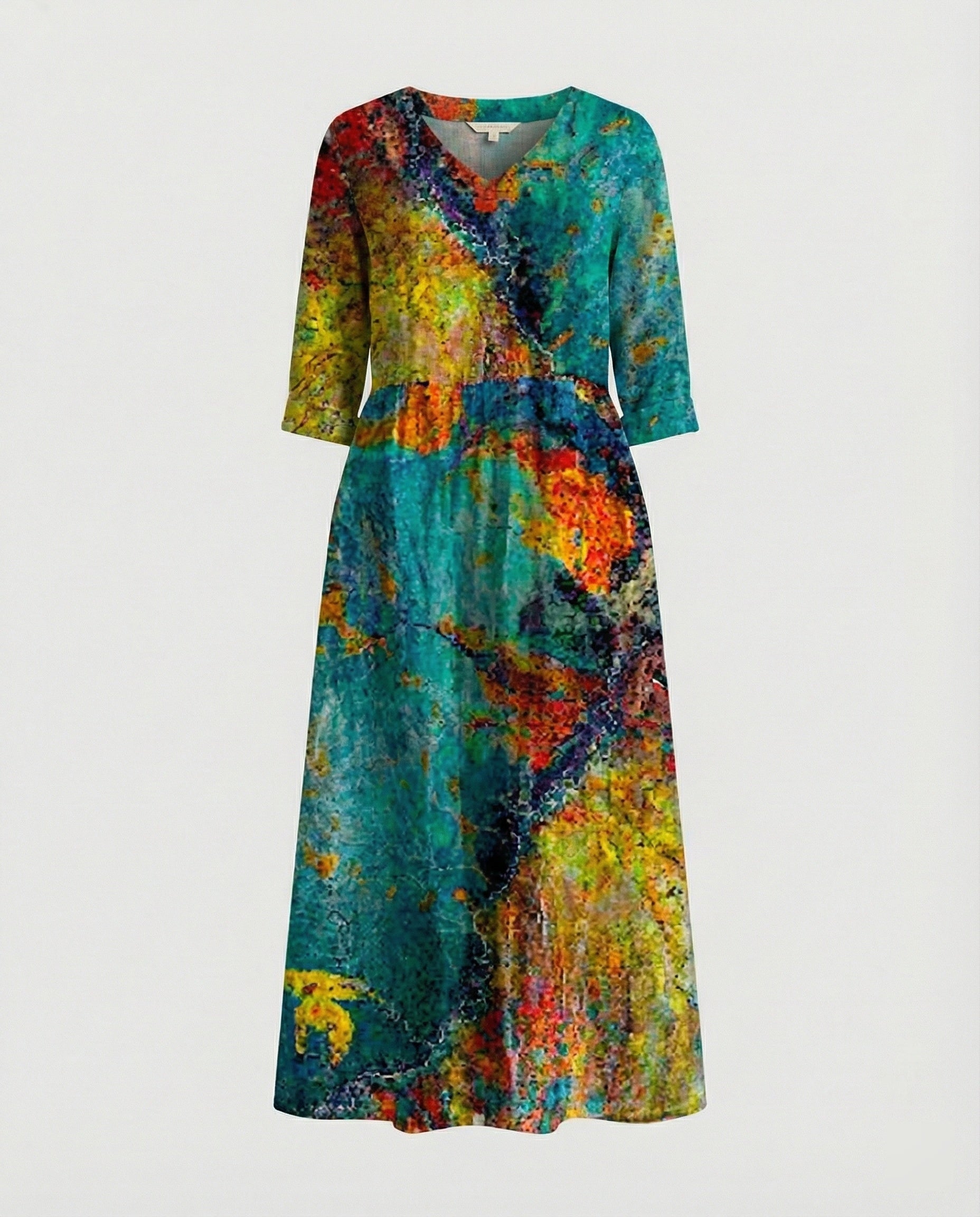 A-Line Maxi Dress Women With Pockets