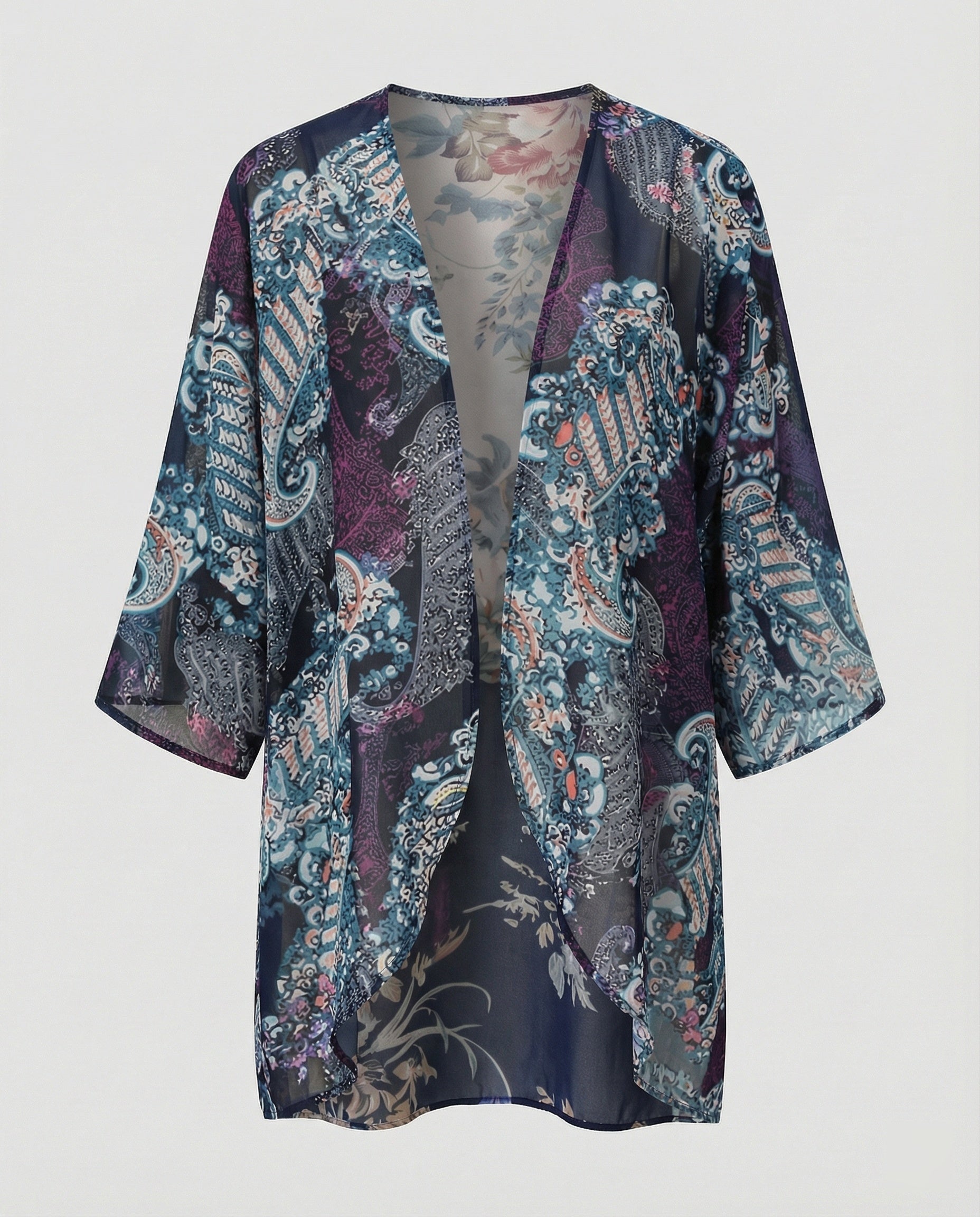 Open Kimono Women's Floral