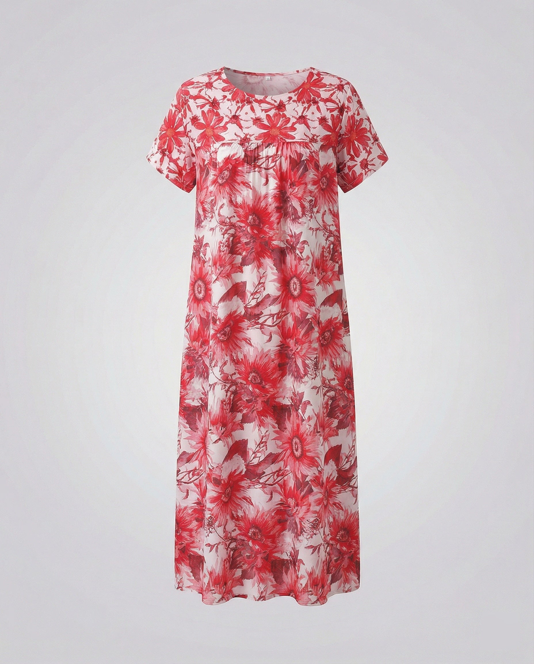 Lightweight Midi Dress Women With Pockets
