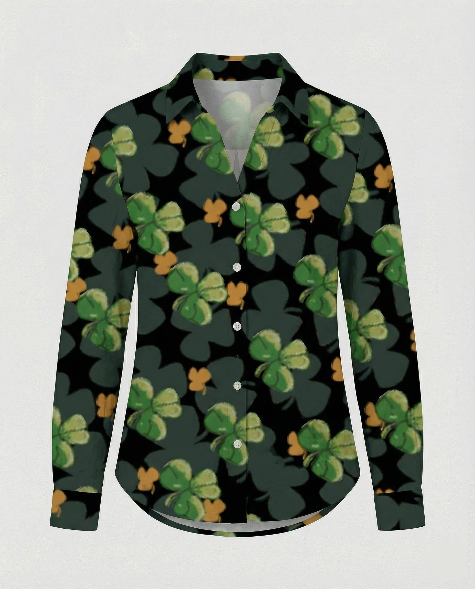 Women's Shirt Blouse Cat Print
