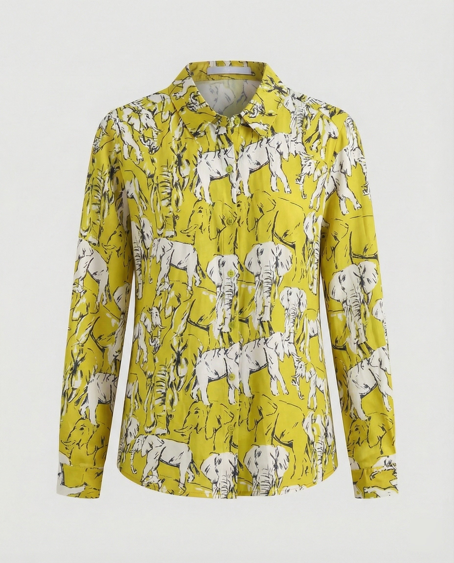 Light blouse women watercolor flowers
