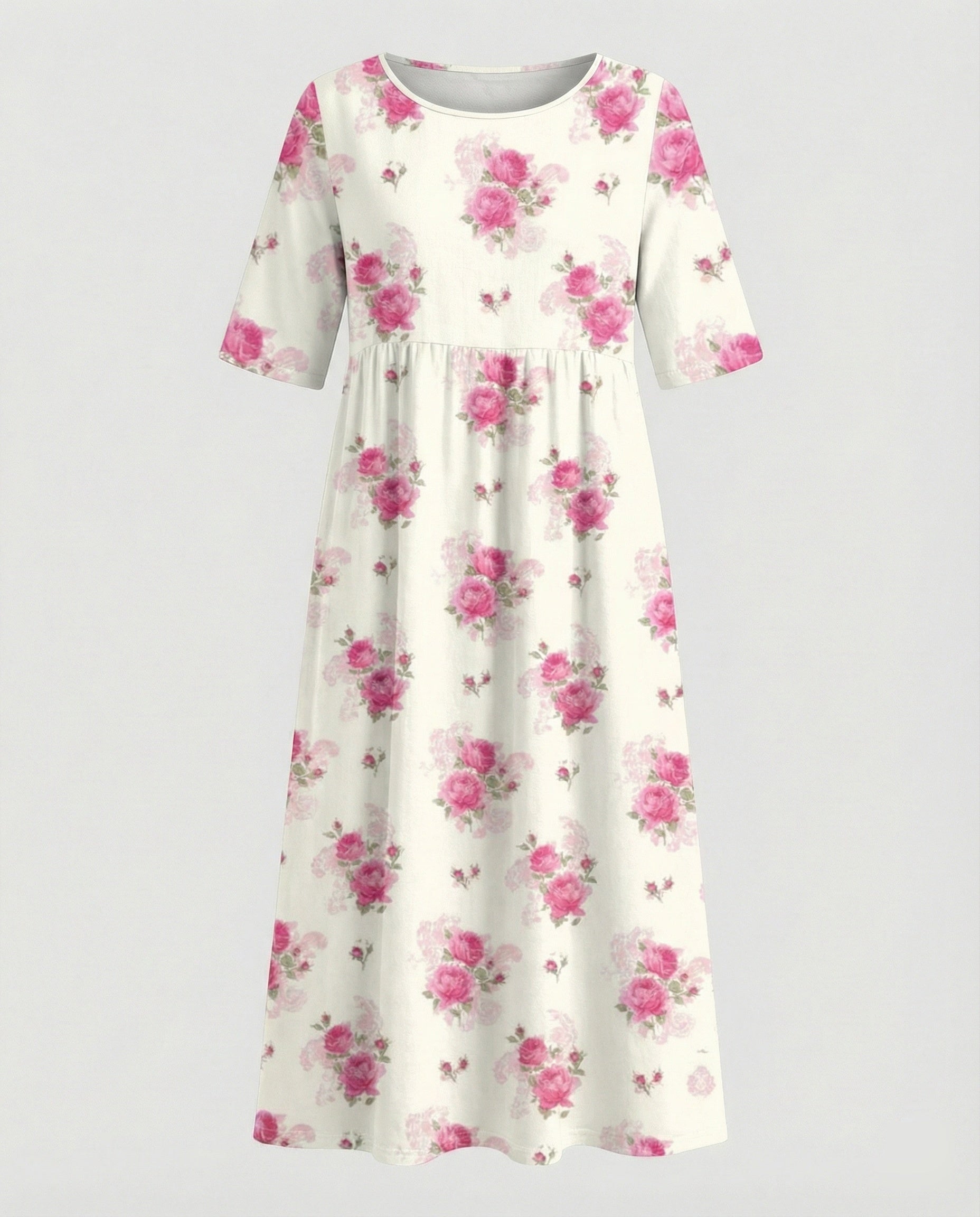 Women's maxi dress with pockets airy