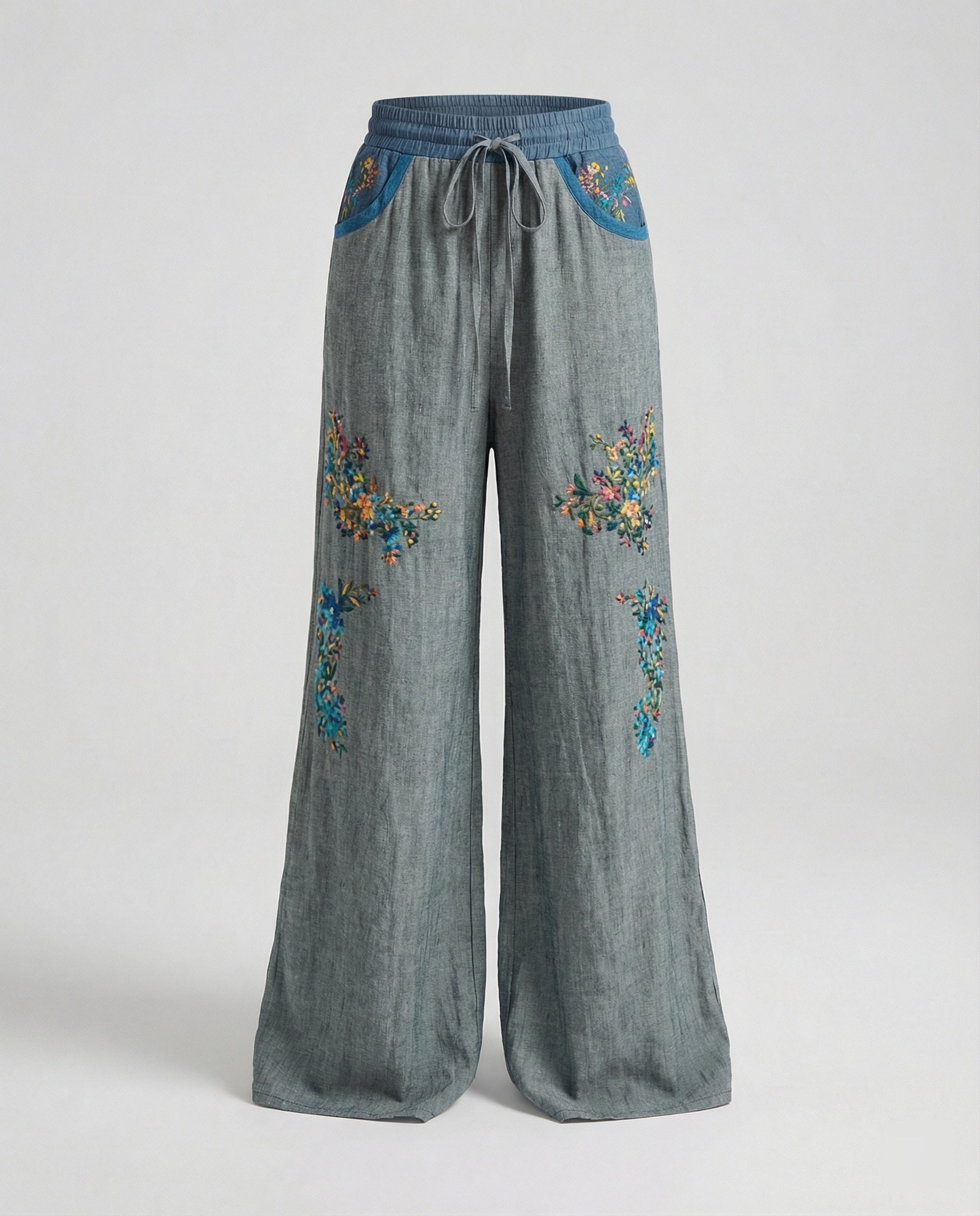 Women's Harem Pants Boho Patchwork