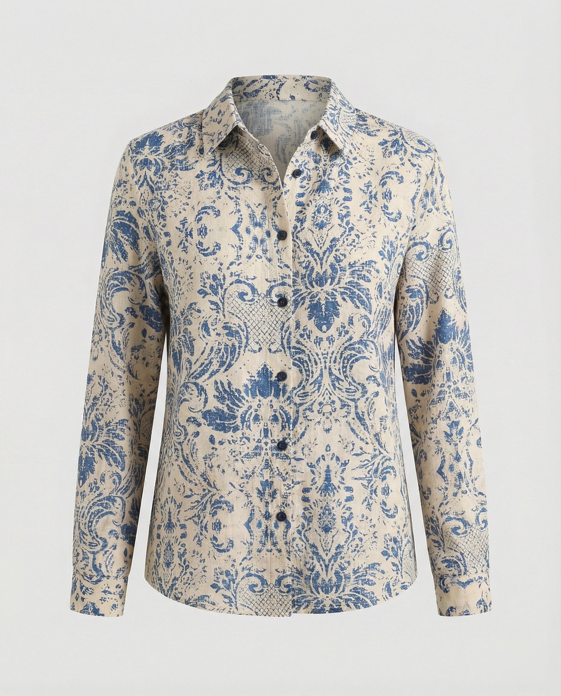Light blouse women watercolor flowers