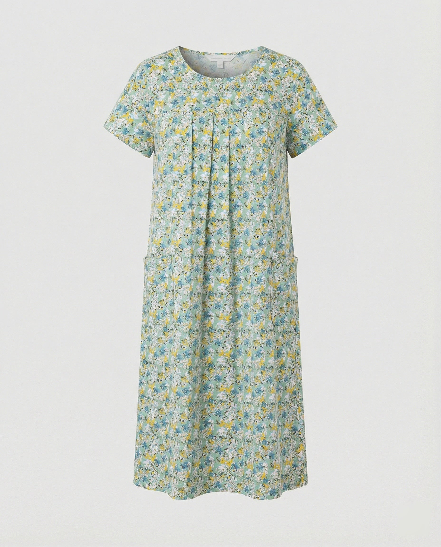 Lightweight Midi Dress Women With Pockets