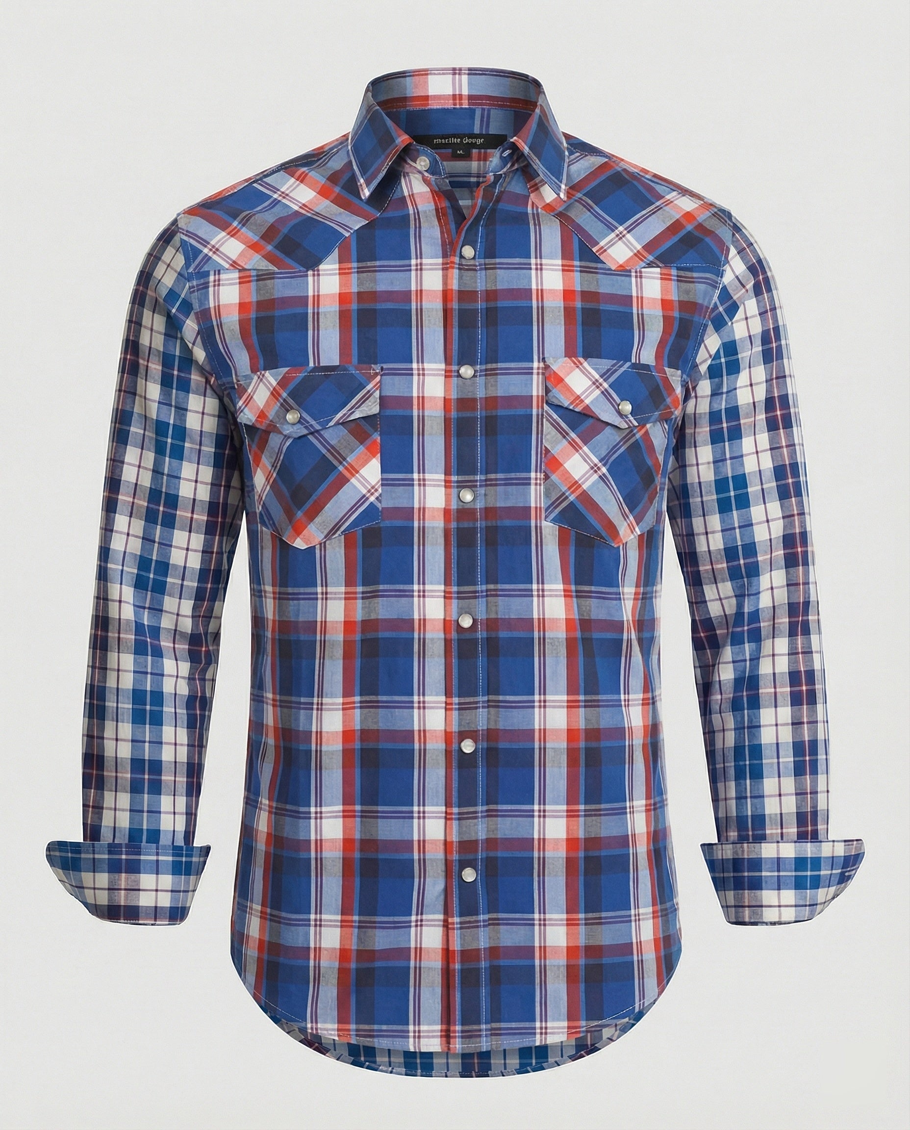 Men's Flannel Long Sleeve Shirt Checkered