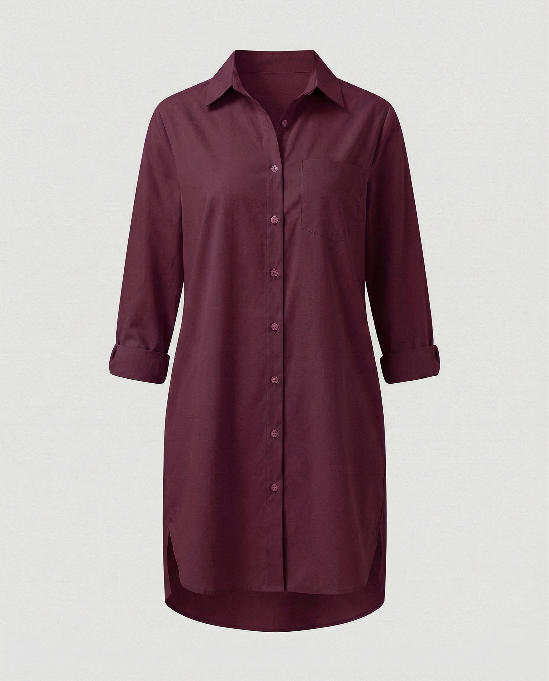 Women's shirt dress casual dress