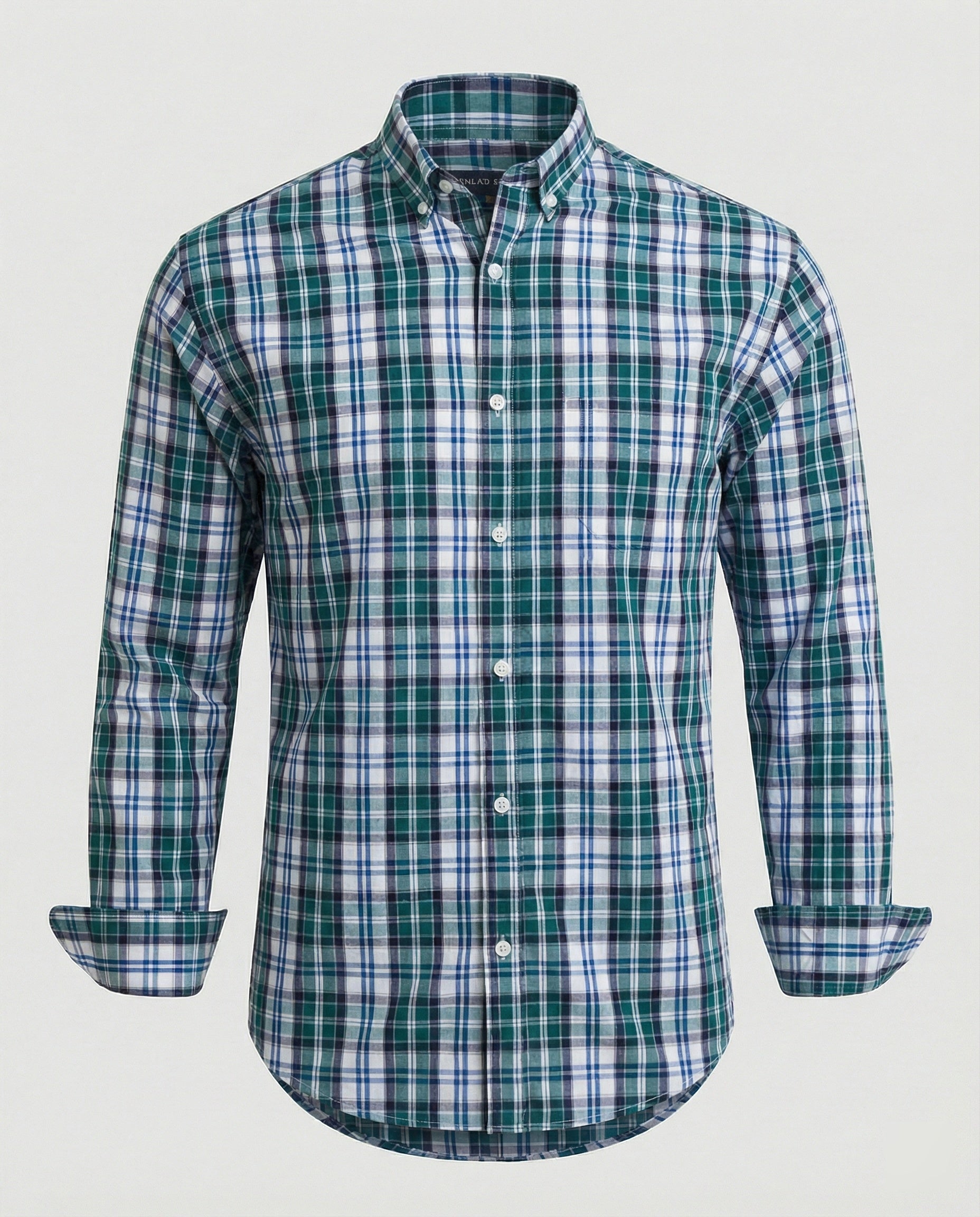 Men's Flannel Long Sleeve Shirt Checkered