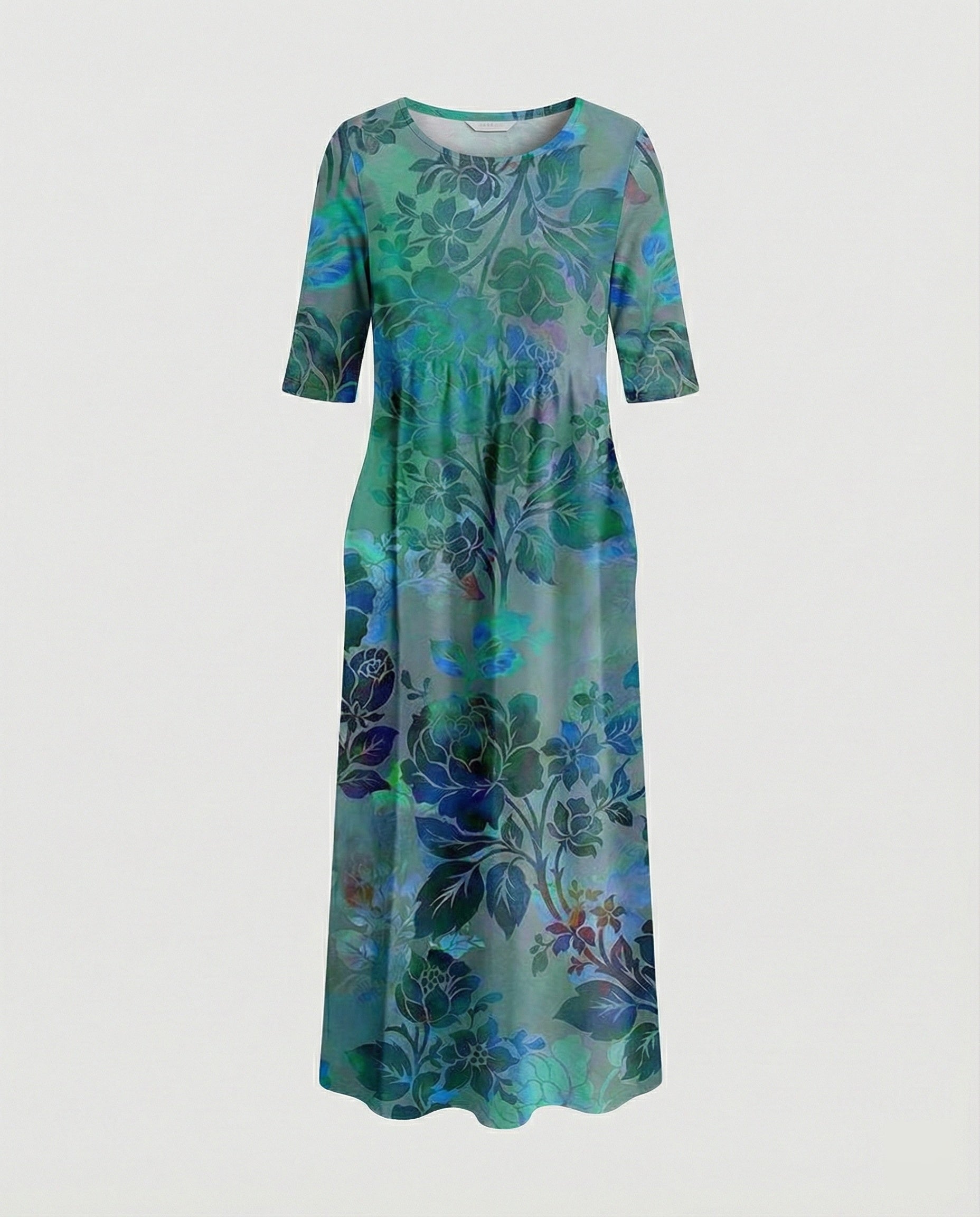 Women's maxi dress with pockets airy