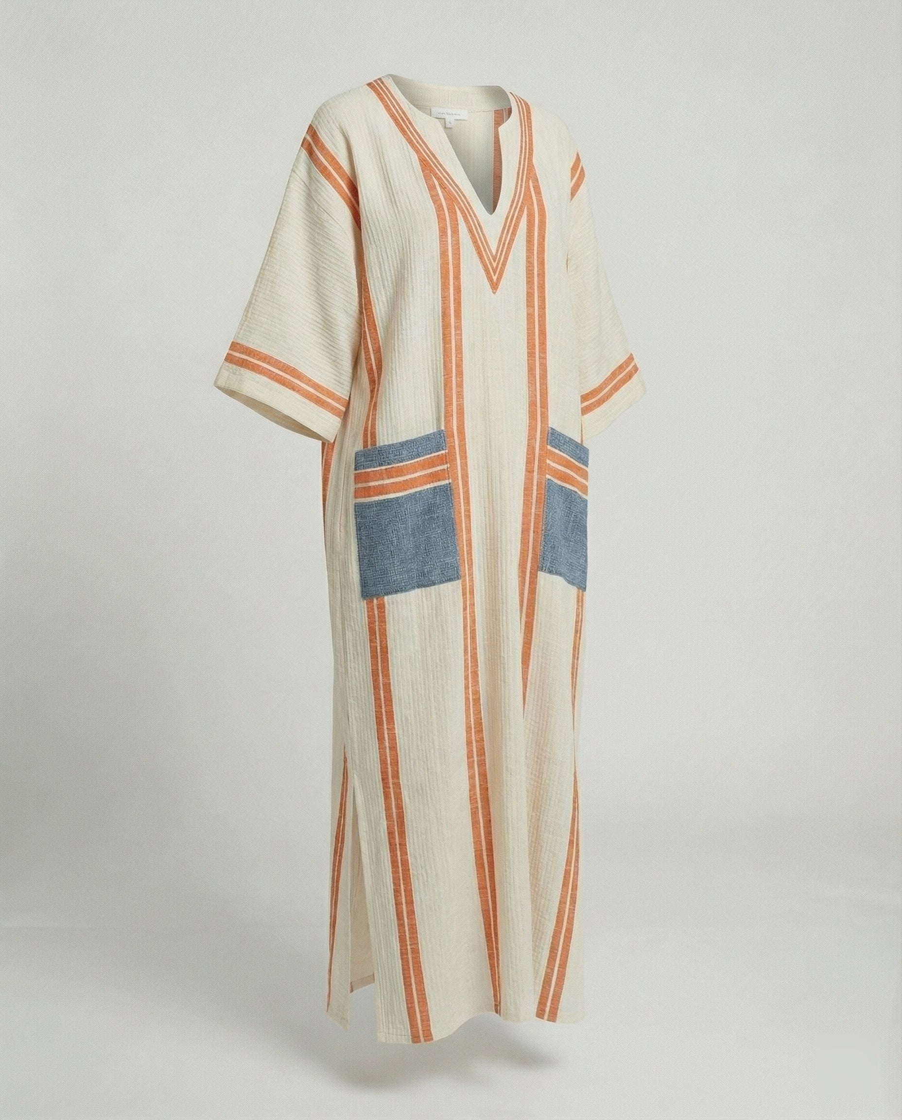 Linen Kaftan Maxi Dress Women