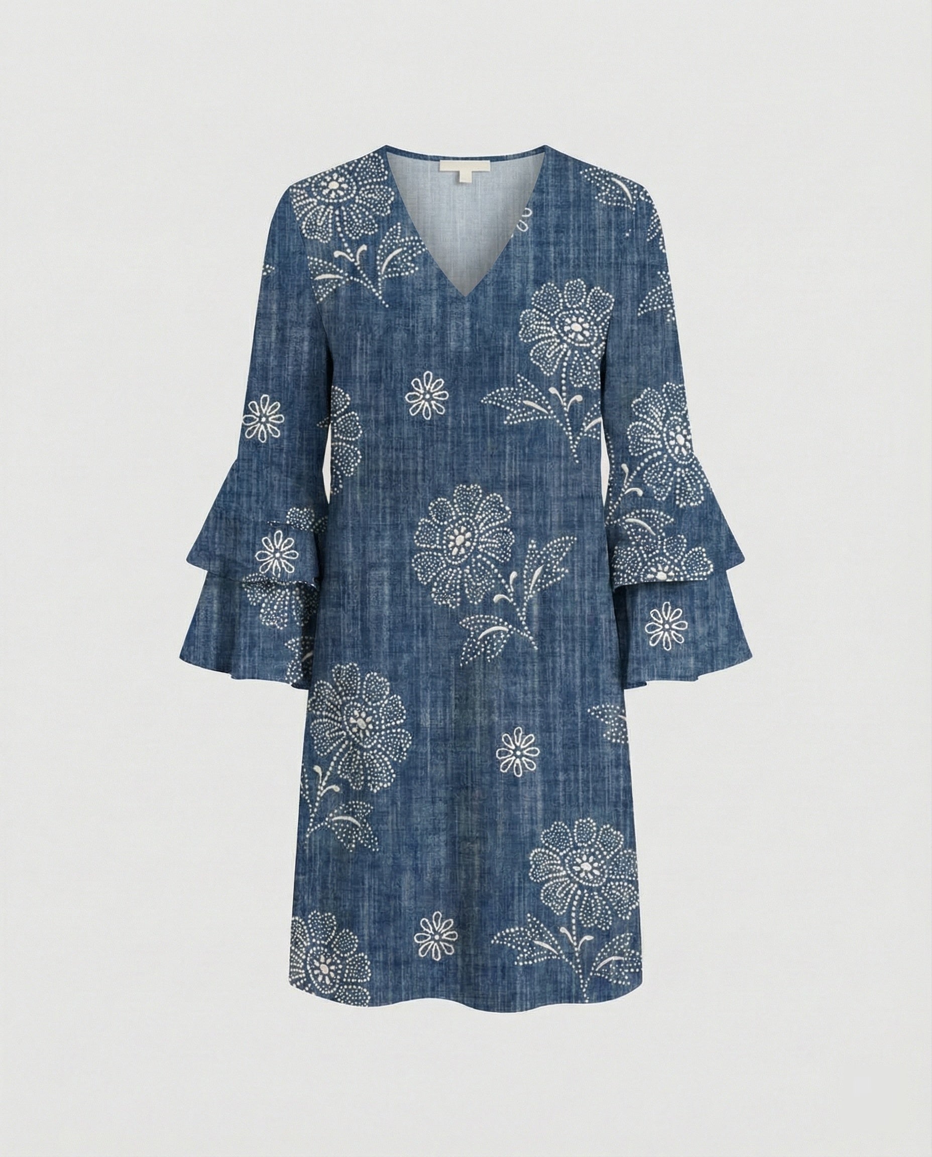 Ladies Floral Mini Dress Summer