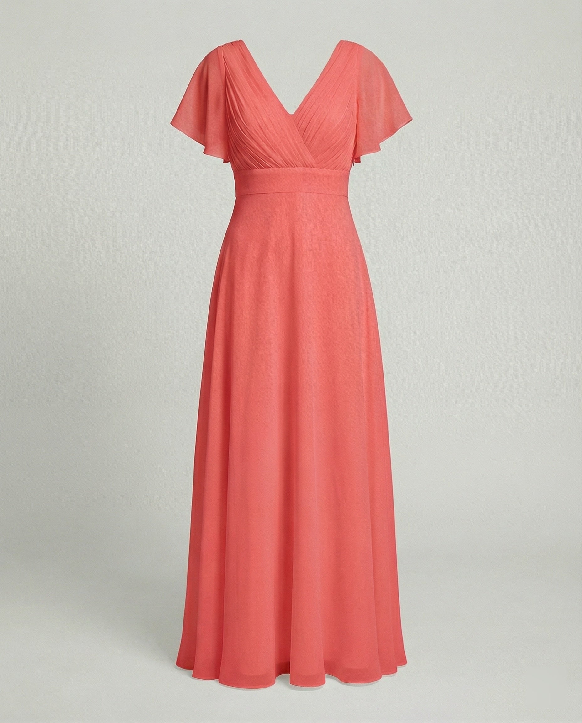 Ladies Maxi Dress Chiffon elegant pleated