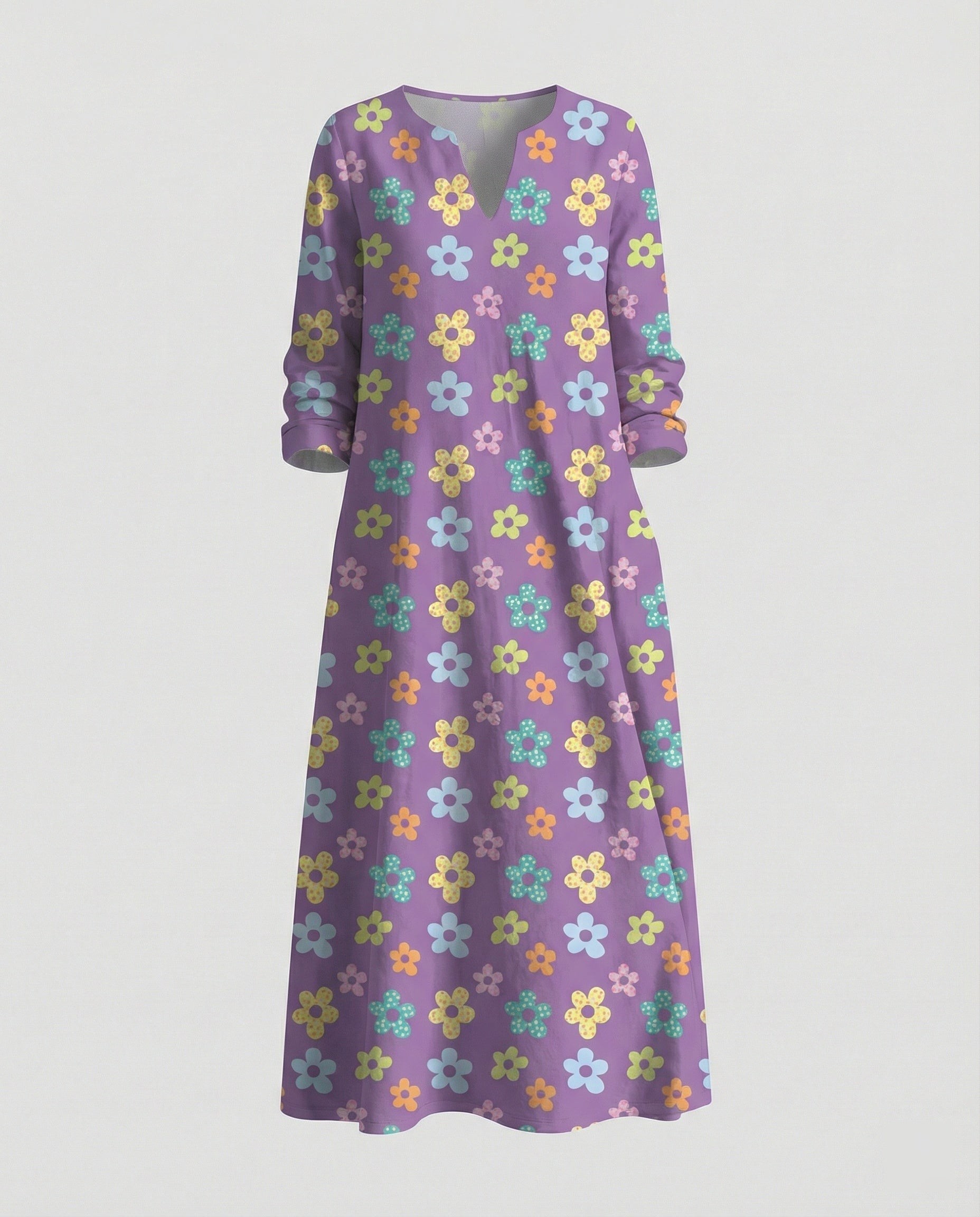 Boho Maxi Dress Summer Women Pockets