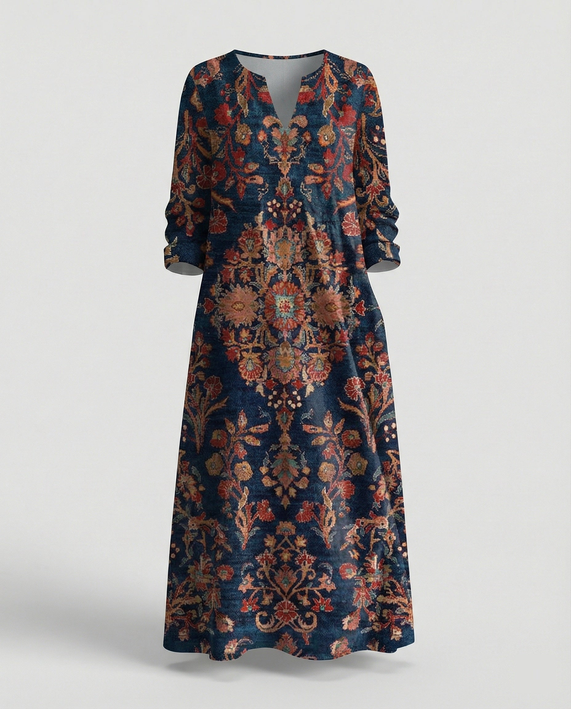 Boho Maxi Dress Summer Women Pockets