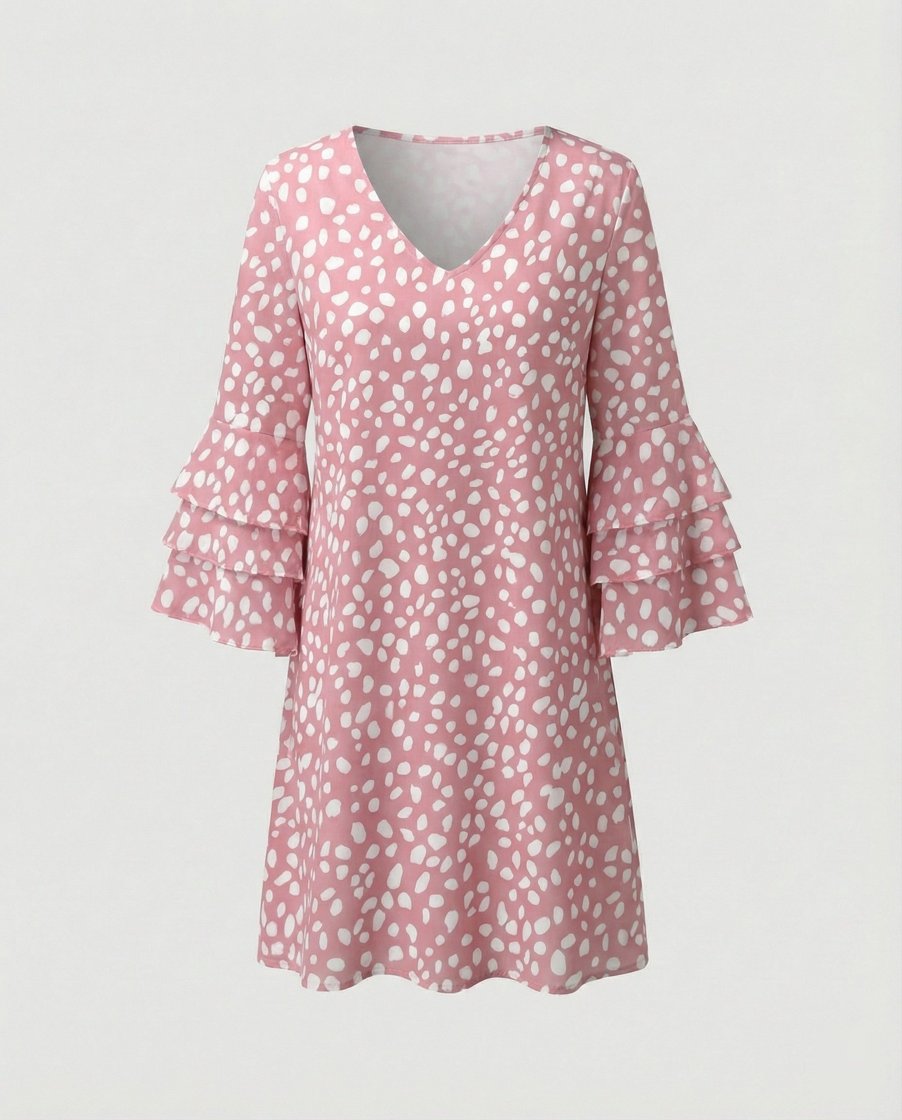 Ladies Floral Mini Dress Summer