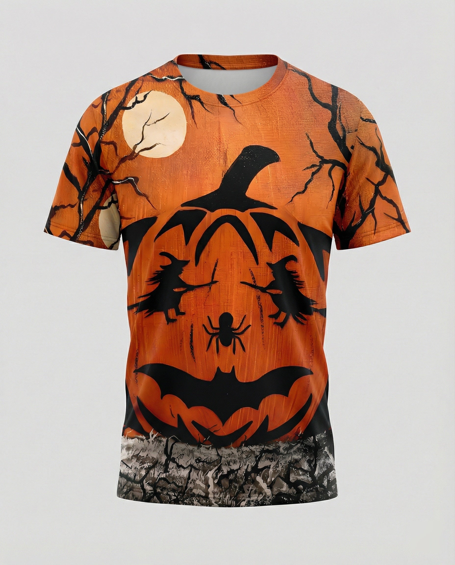 Short Sleeve Shirt Skull Print Women