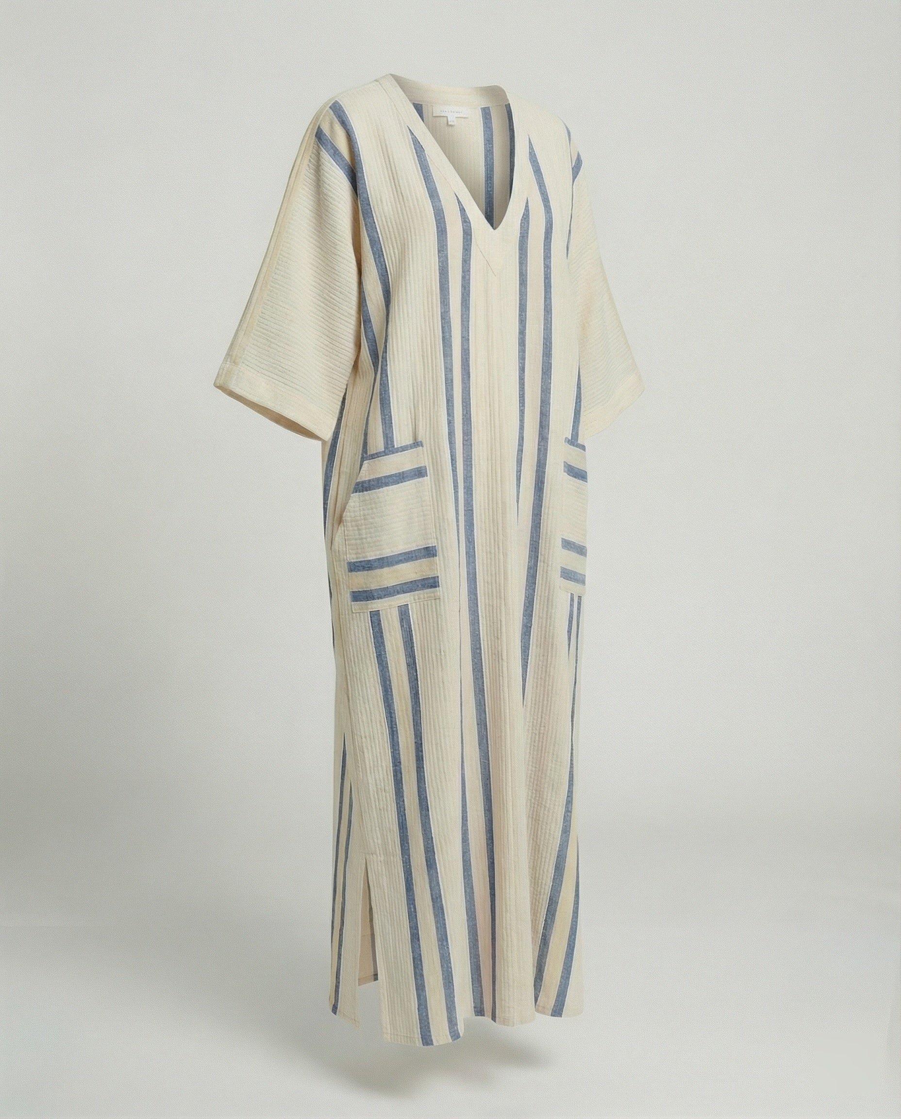 Linen Kaftan Maxi Dress Women