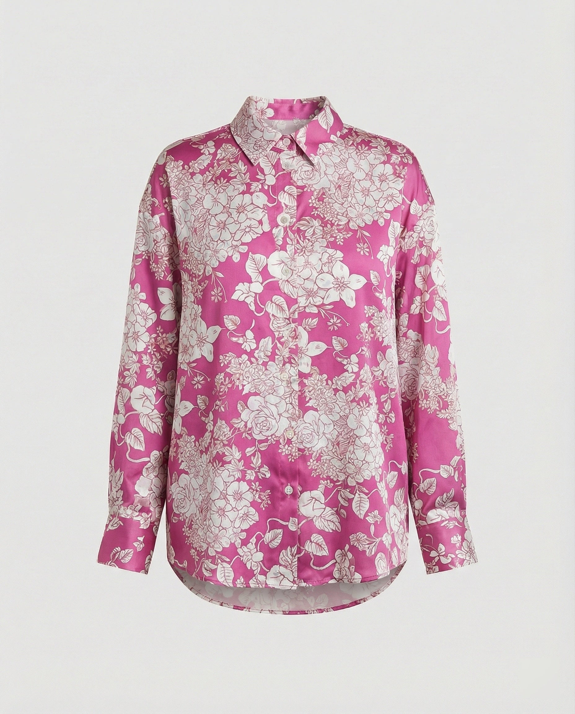 Light blouse women watercolor flowers