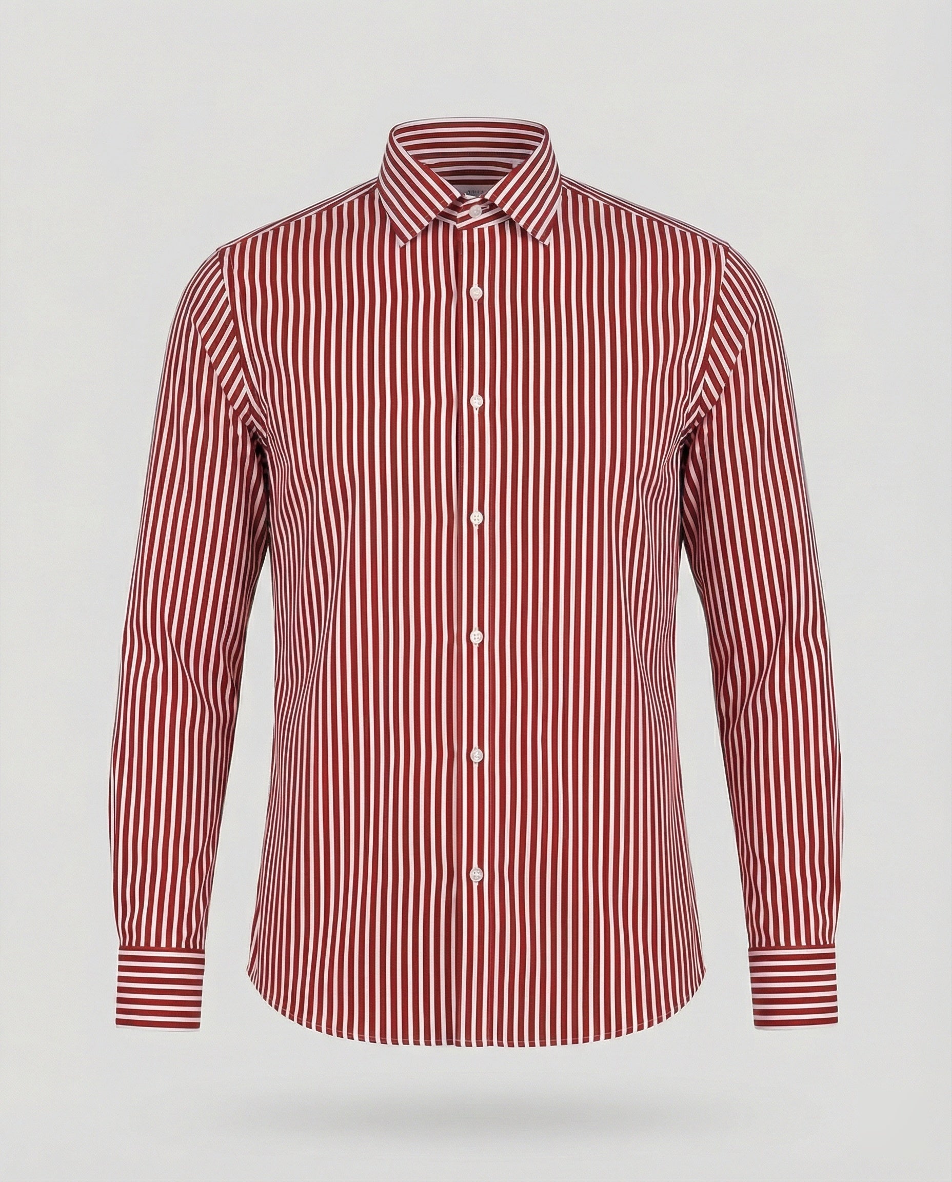 Men's Business Shirt Striped Kent Collar